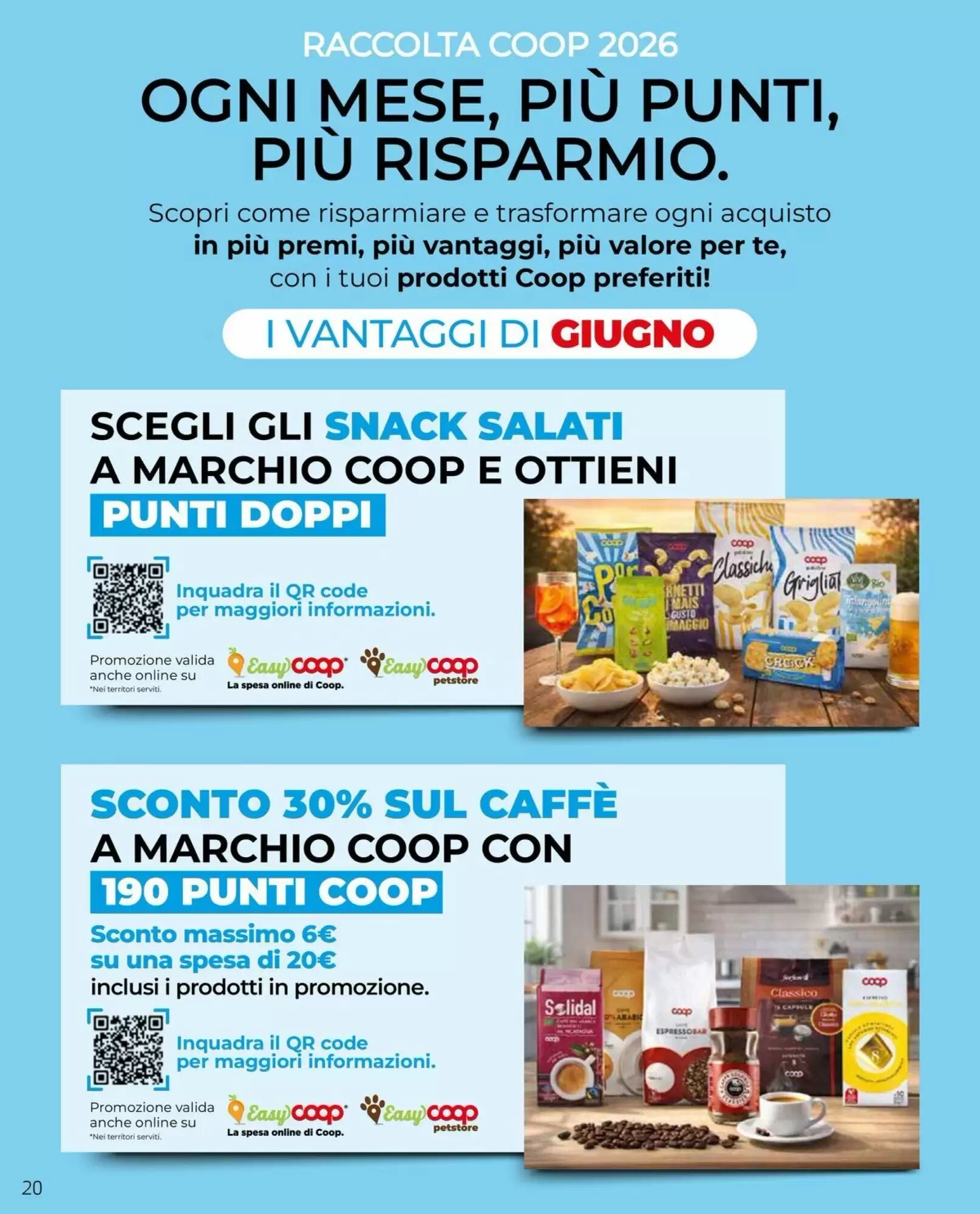Volantino promozionale Coop Master Alleanza 3.0  valide dal 04/06/2026 - Pagina 20.