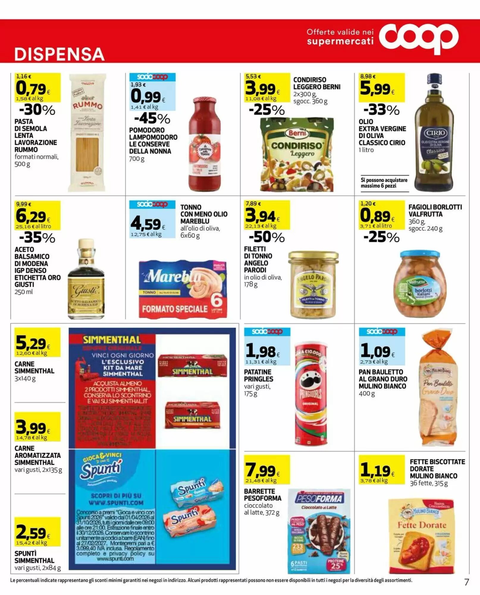 Volantino promozionale Coop Master Alleanza 3.0  valide dal 04/06/2026 - Pagina 7.
