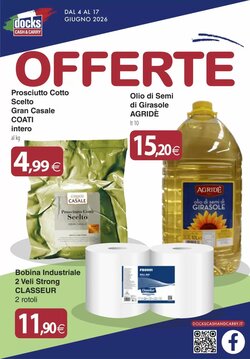 Volantino promozionale Docks Cash&Carry valide dal 04/06/2026