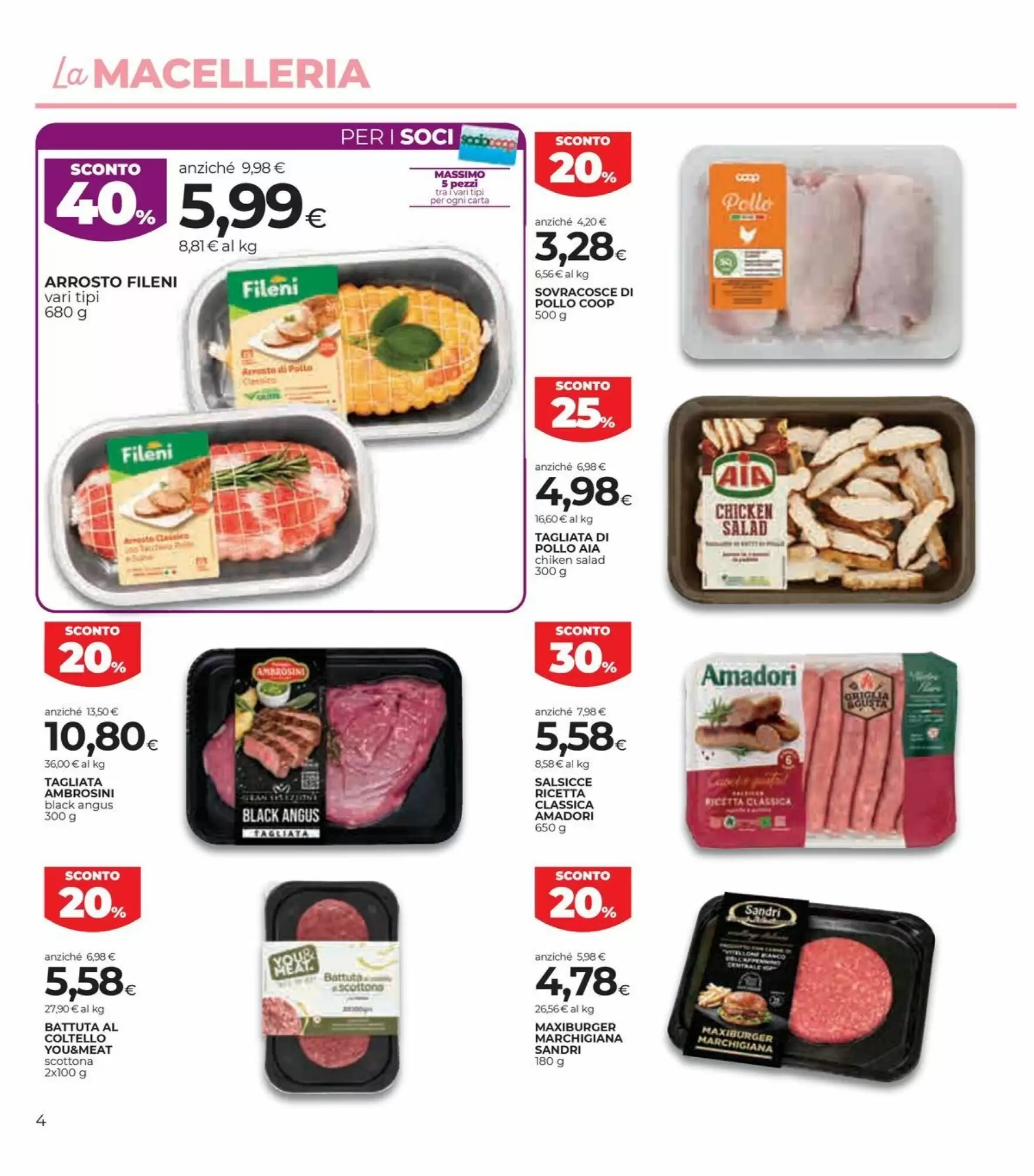 Volantino promozionale Coop  valide dal 04/06/2026 - Pagina 4.