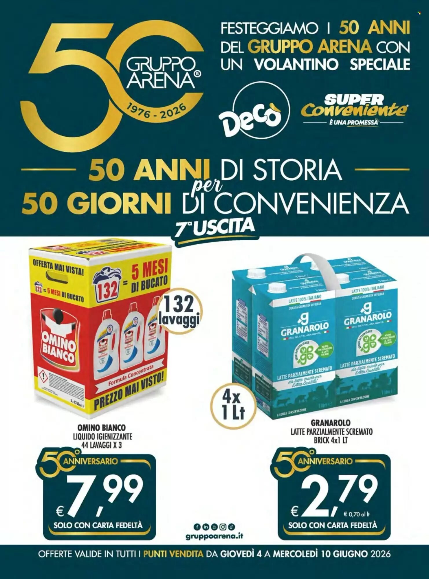 Volantino promozionale Deco Supermercati valide dal 04/06/2026 - Pagina 1.