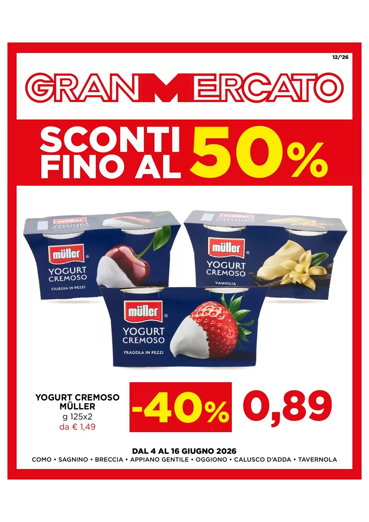 Volantino promozionale Gran mercato  valide dal 04/06/2026 - Pagina 1.