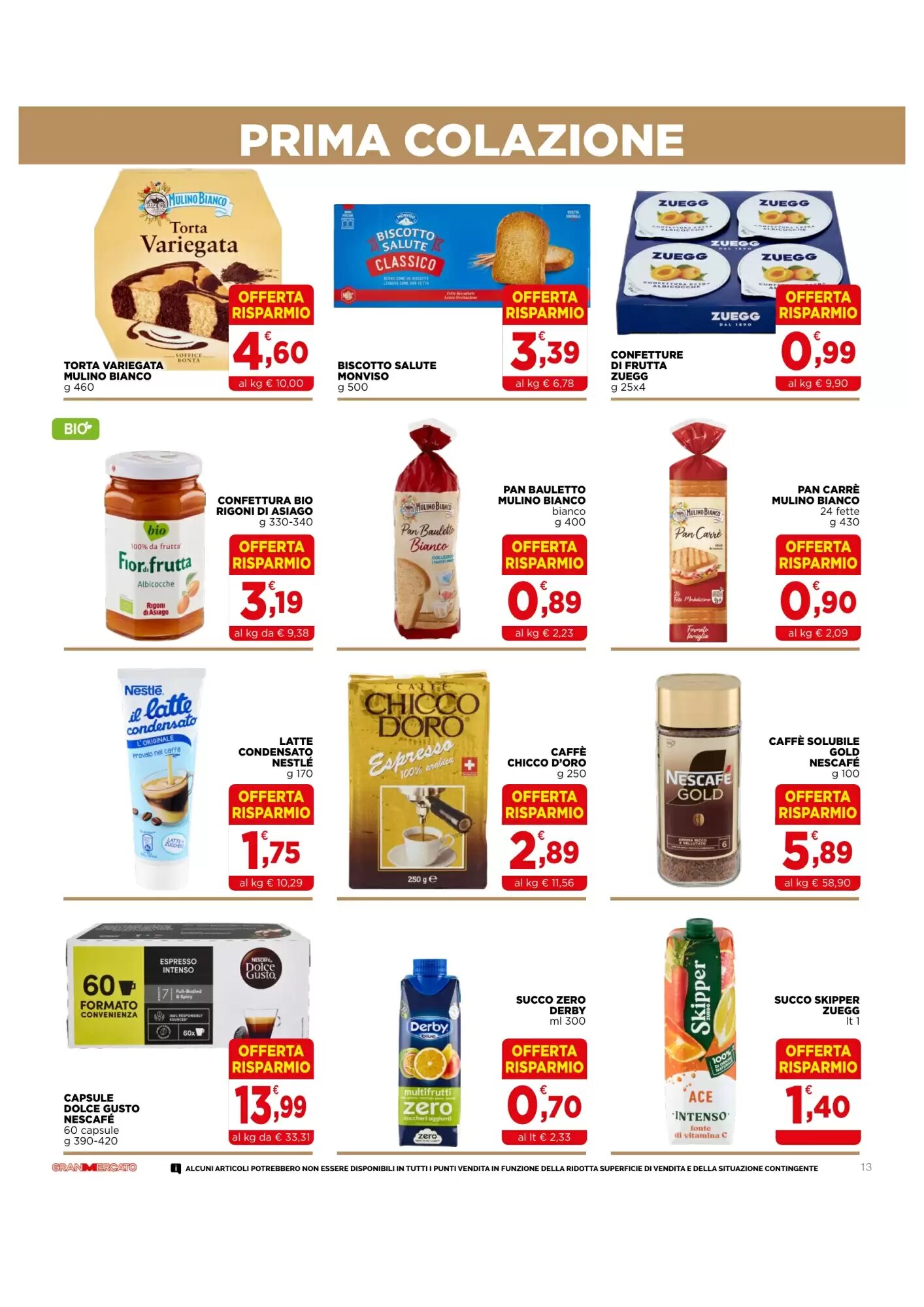 Volantino promozionale Gran mercato  valide dal 04/06/2026 - Pagina 13.