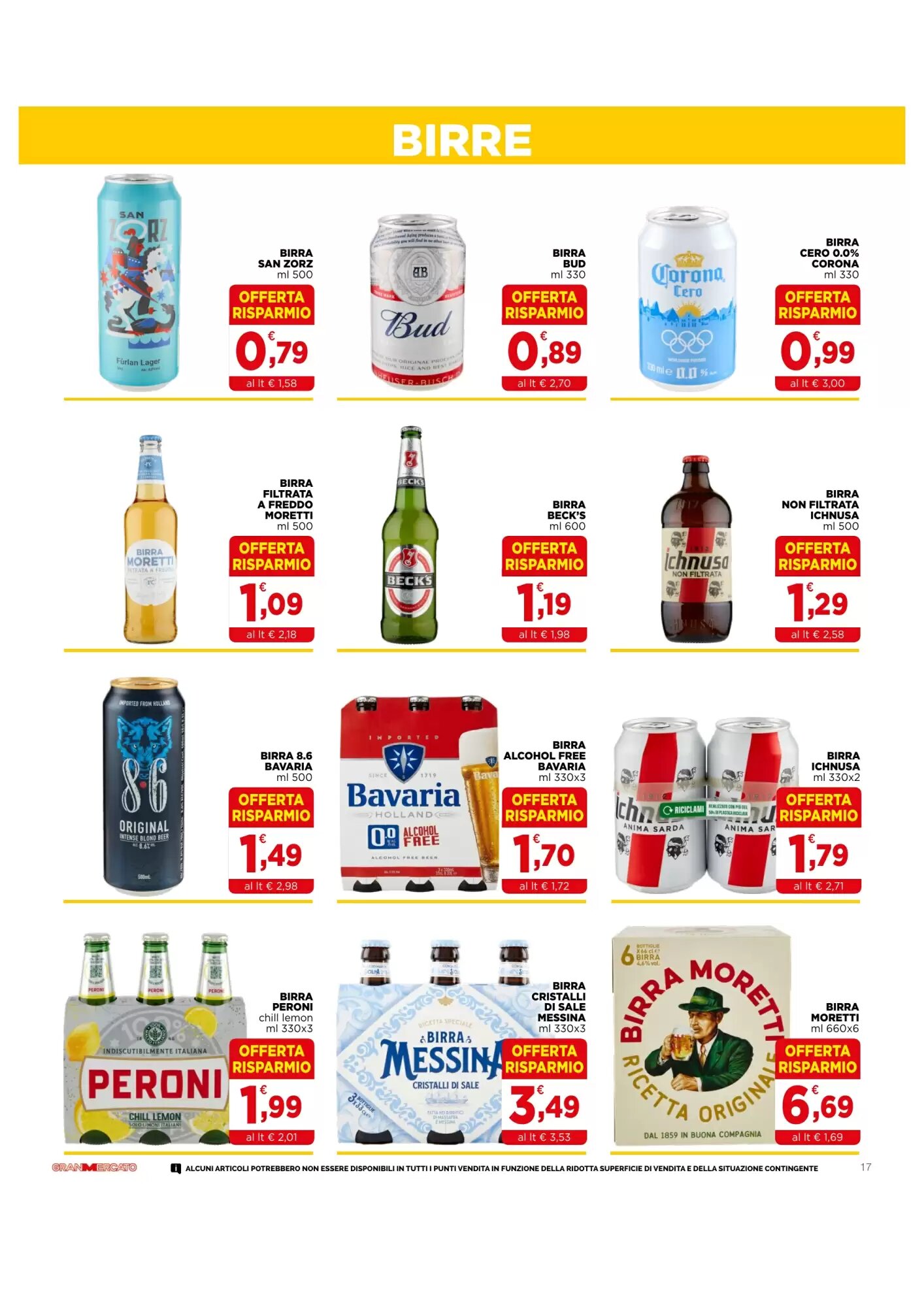 Volantino promozionale Gran mercato  valide dal 04/06/2026 - Pagina 17.