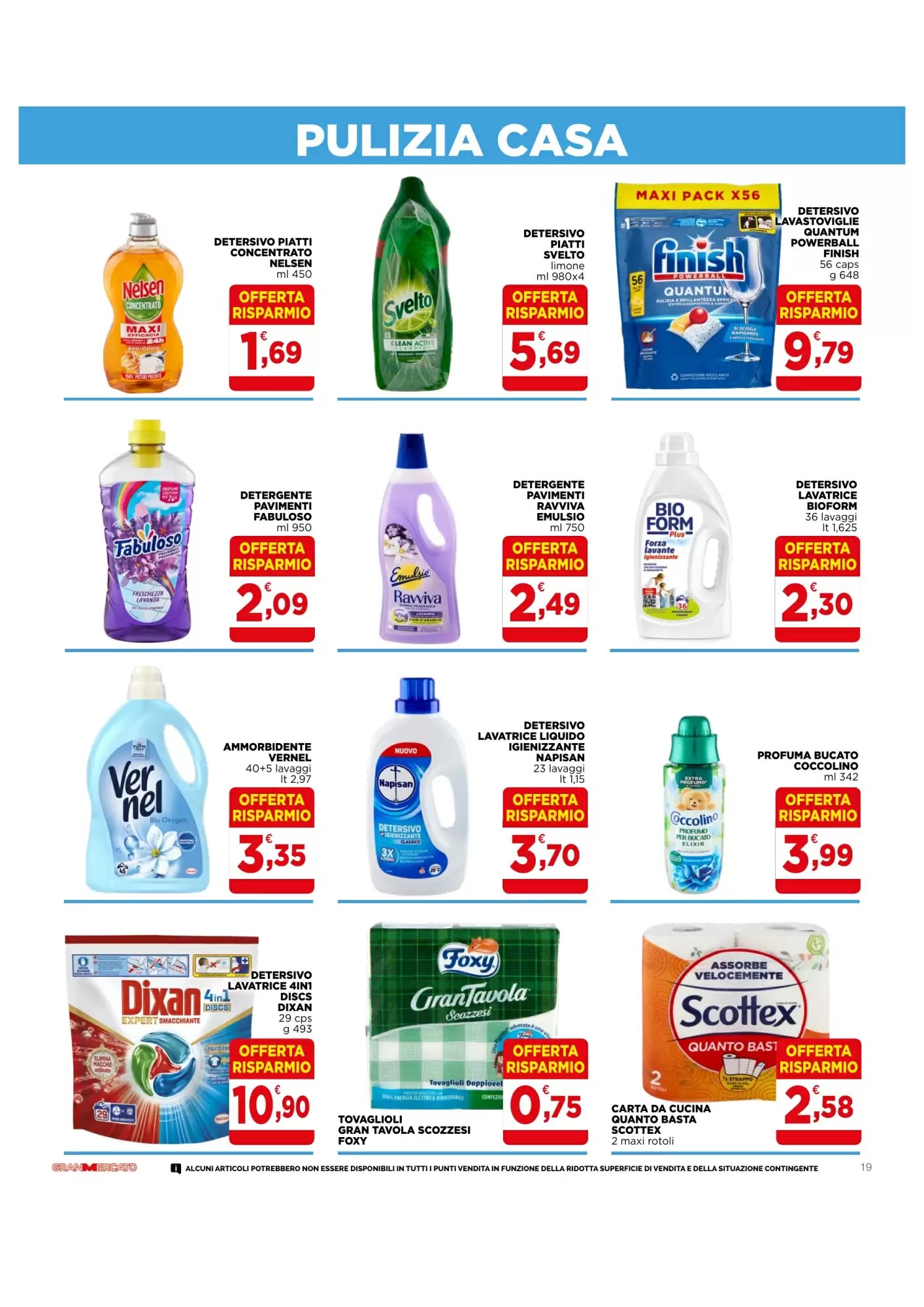 Volantino promozionale Gran mercato  valide dal 04/06/2026 - Pagina 19.