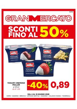 Volantino promozionale Gran mercato valide dal 04/06/2026