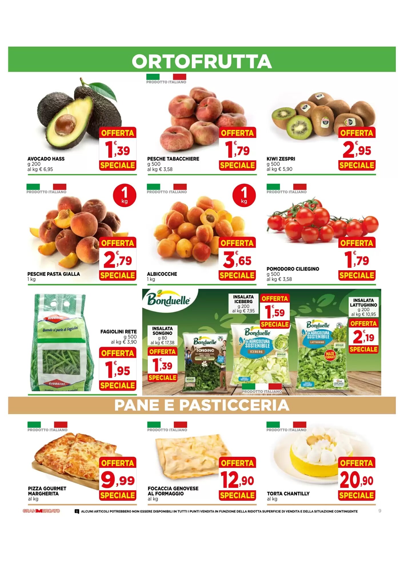 Volantino promozionale Gran mercato  valide dal 04/06/2026 - Pagina 9.