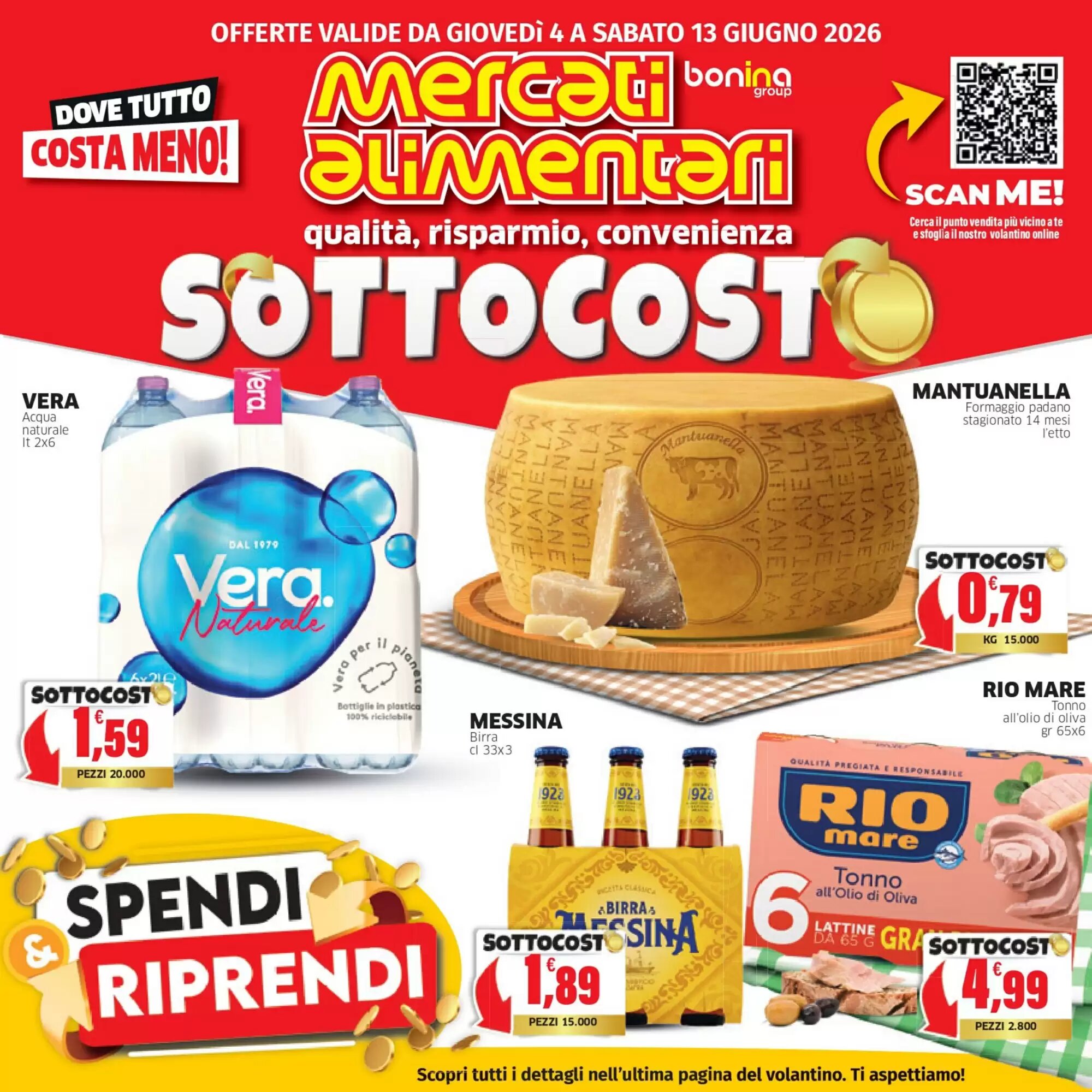 Volantino promozionale Mercati Alimentari valide dal 04/06/2026 - Pagina 1.