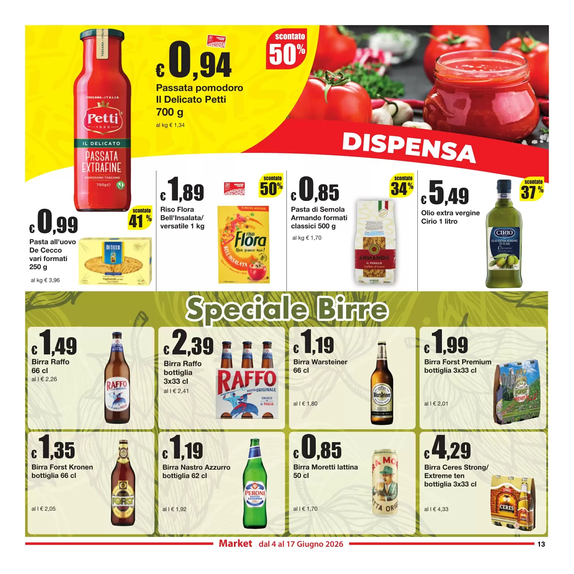 Volantino promozionale Sì con te  valide dal 04/06/2026 - Pagina 13.