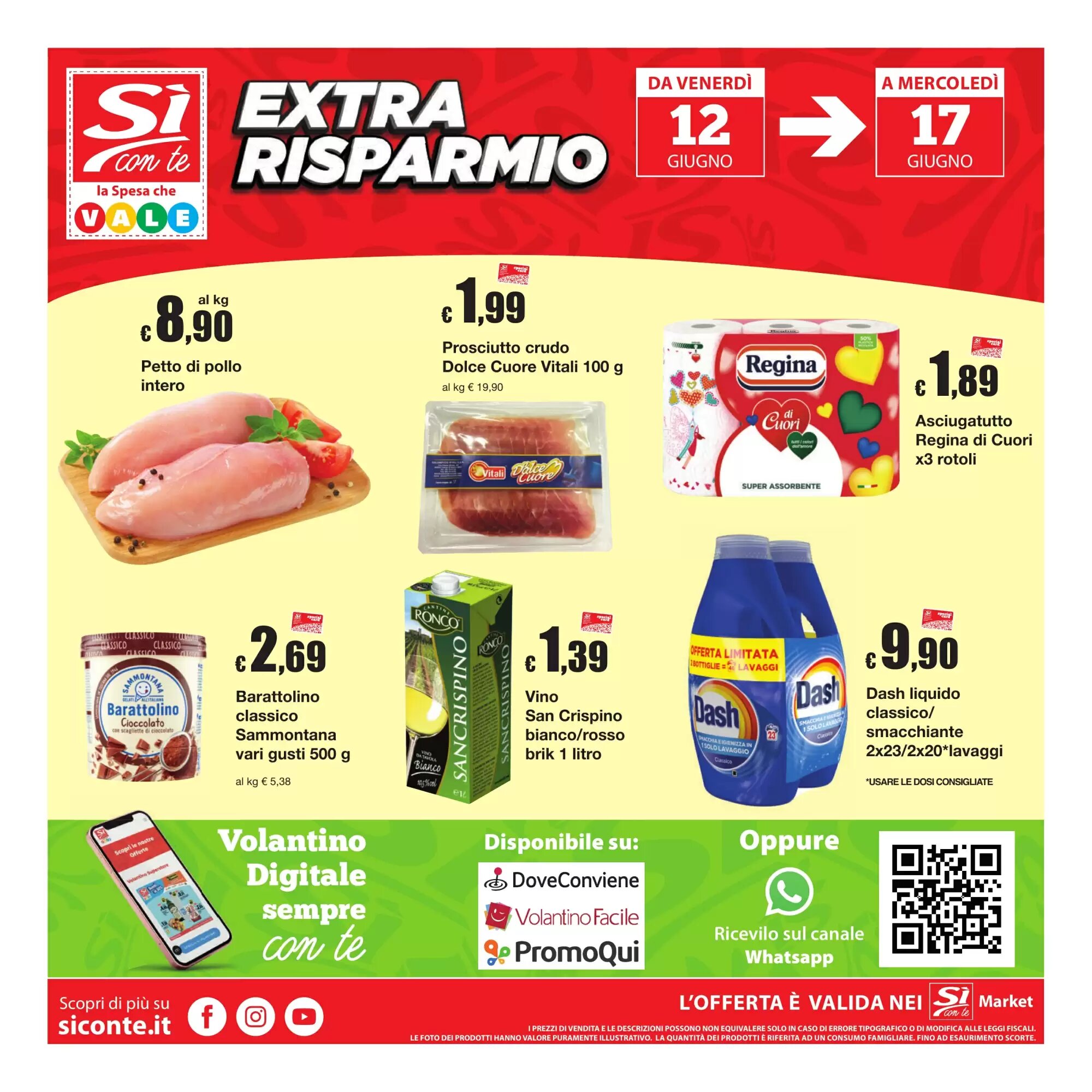 Volantino promozionale Sì con te  valide dal 04/06/2026 - Pagina 16.