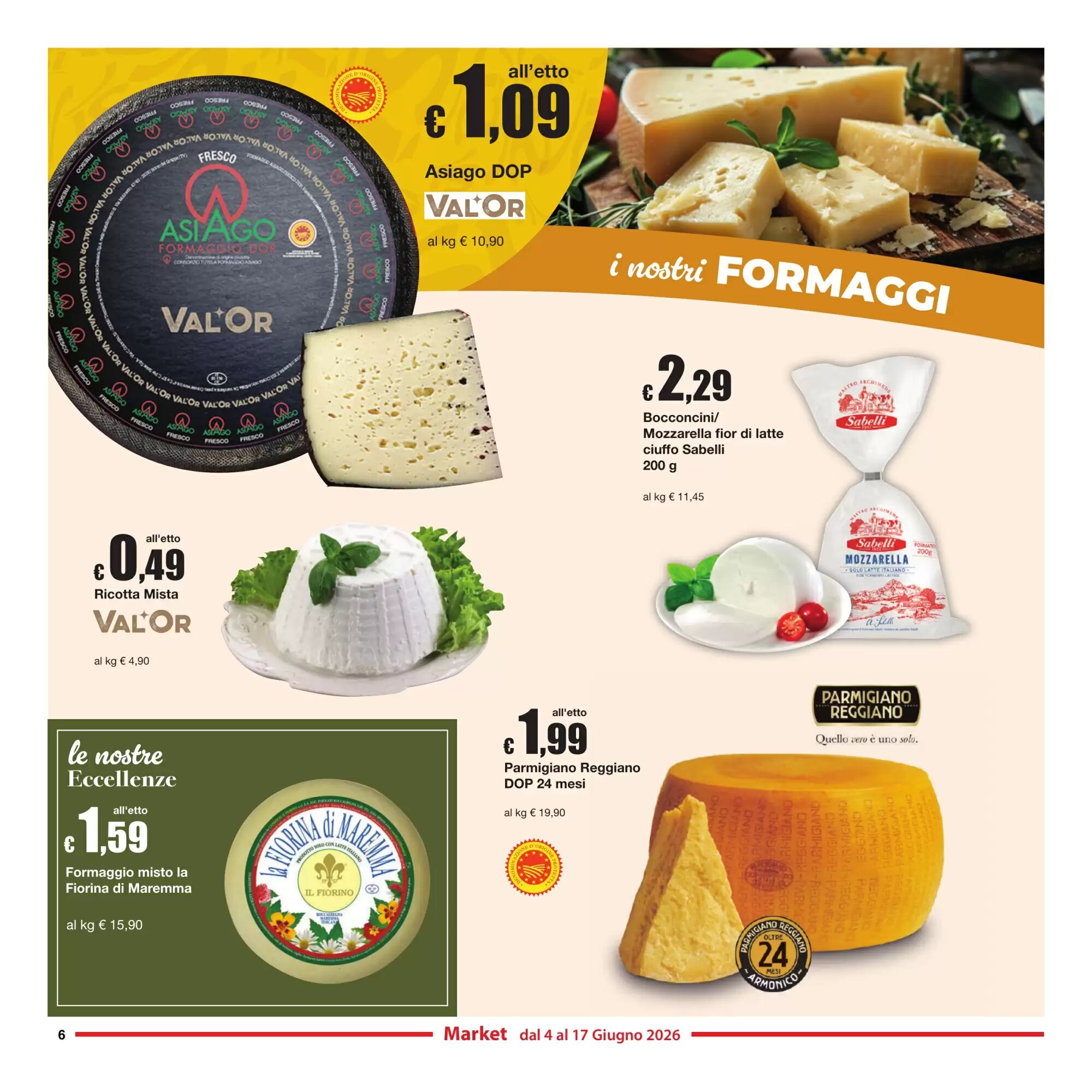 Volantino promozionale Sì con te  valide dal 04/06/2026 - Pagina 6.
