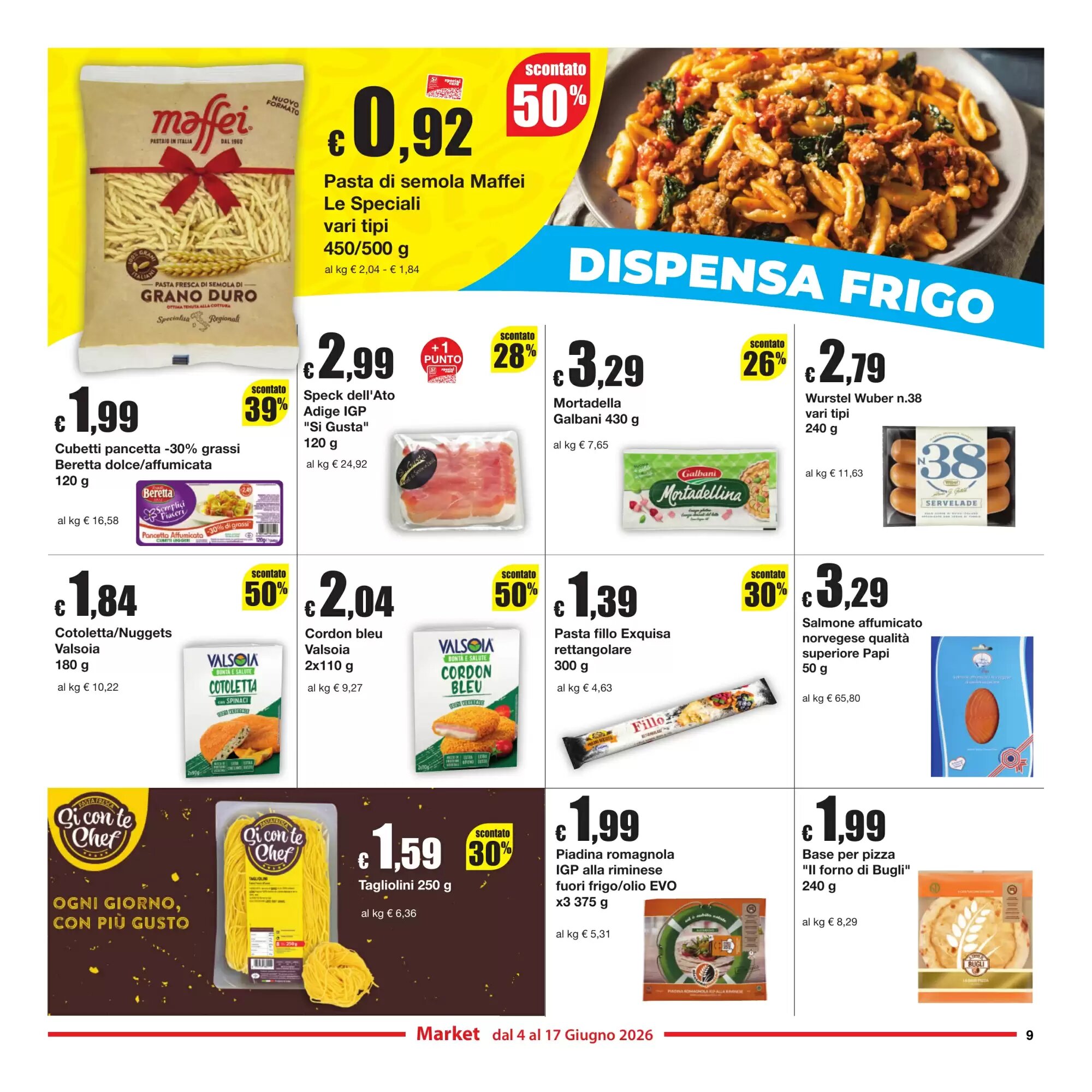 Volantino promozionale Sì con te  valide dal 04/06/2026 - Pagina 9.