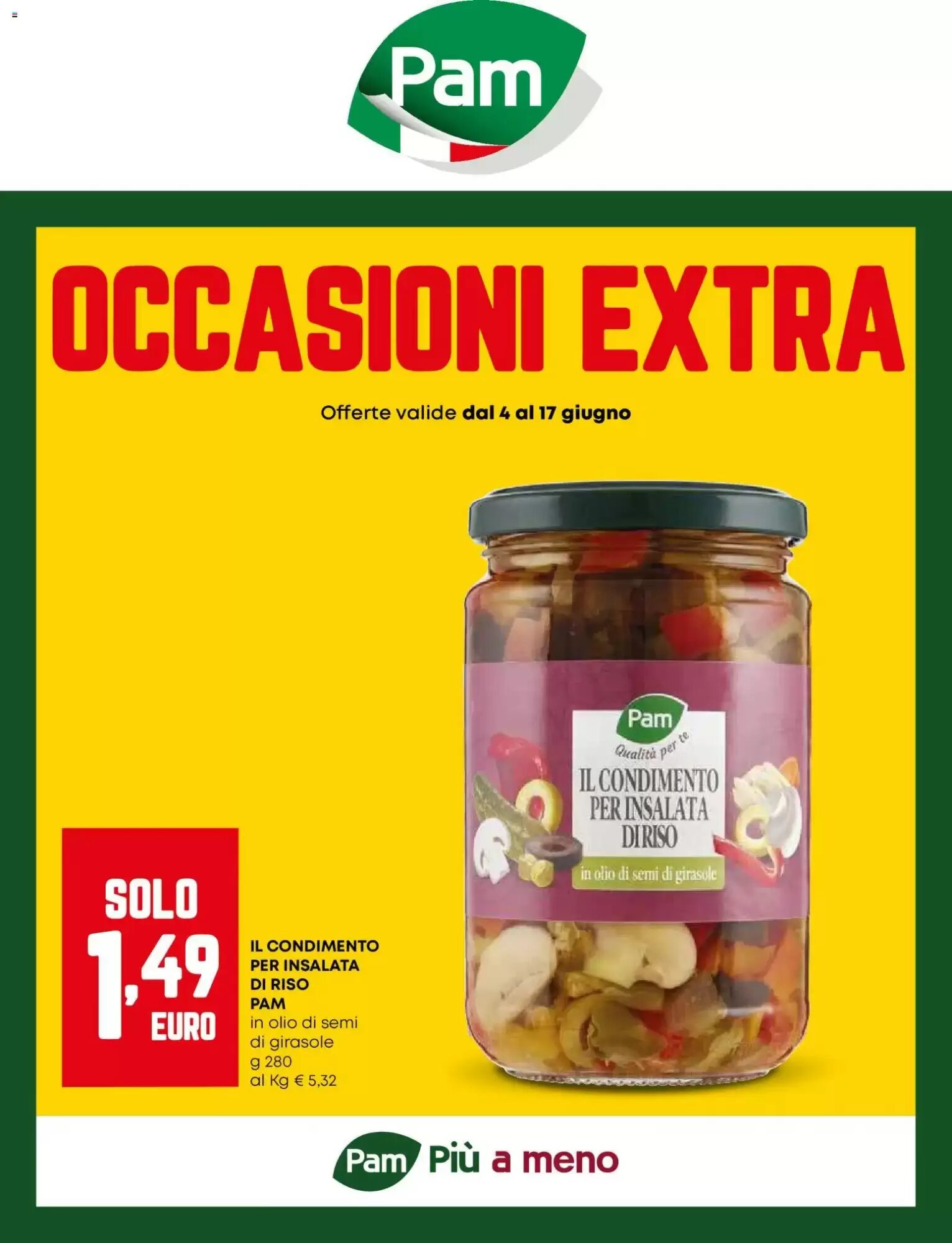 Volantino promozionale Pam  valide dal 04/06/2026 - Pagina 1.
