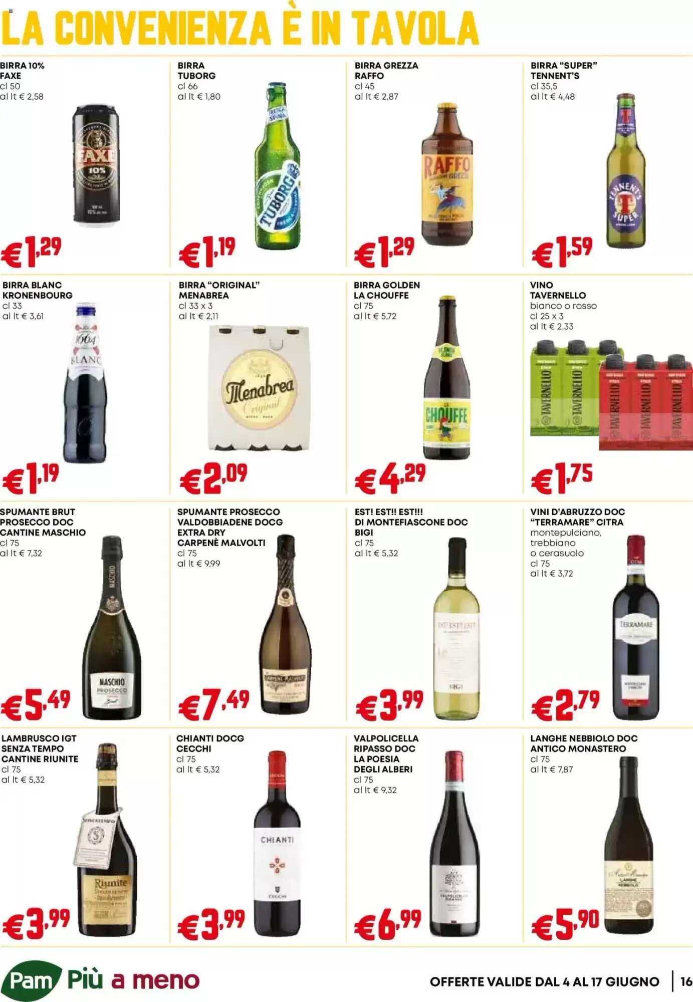 Volantino promozionale Pam  valide dal 04/06/2026 - Pagina 16.