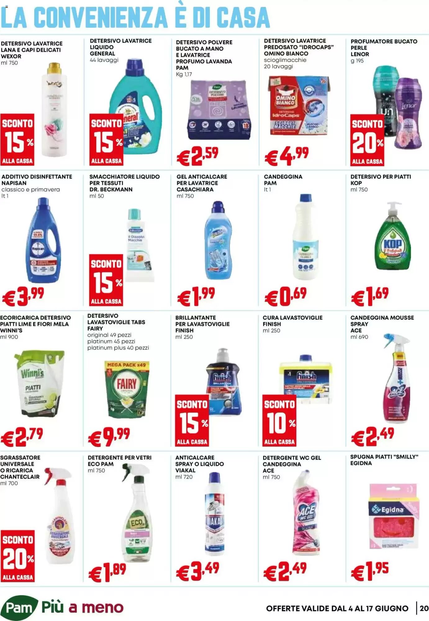 Volantino promozionale Pam  valide dal 04/06/2026 - Pagina 20.