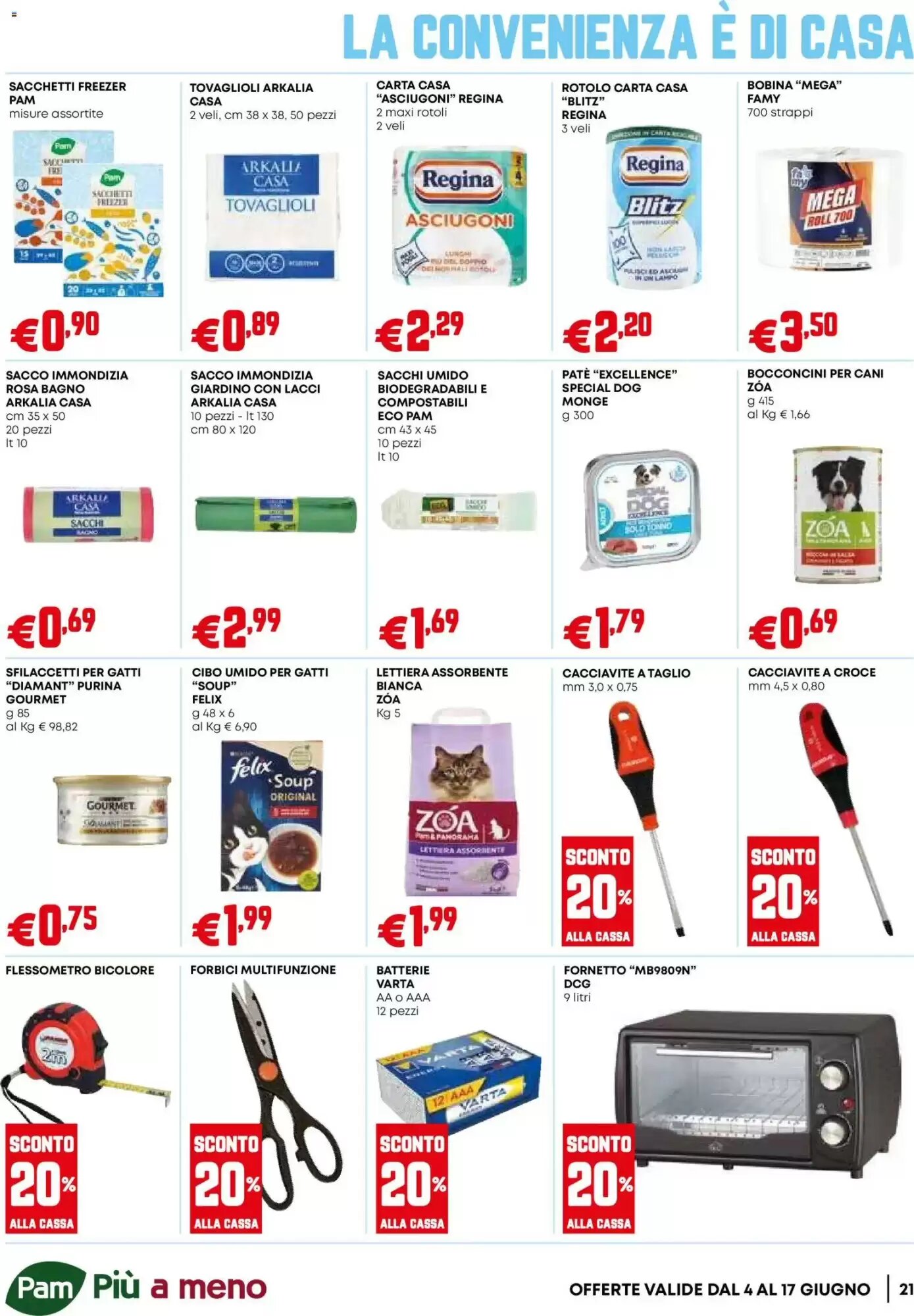 Volantino promozionale Pam  valide dal 04/06/2026 - Pagina 21.