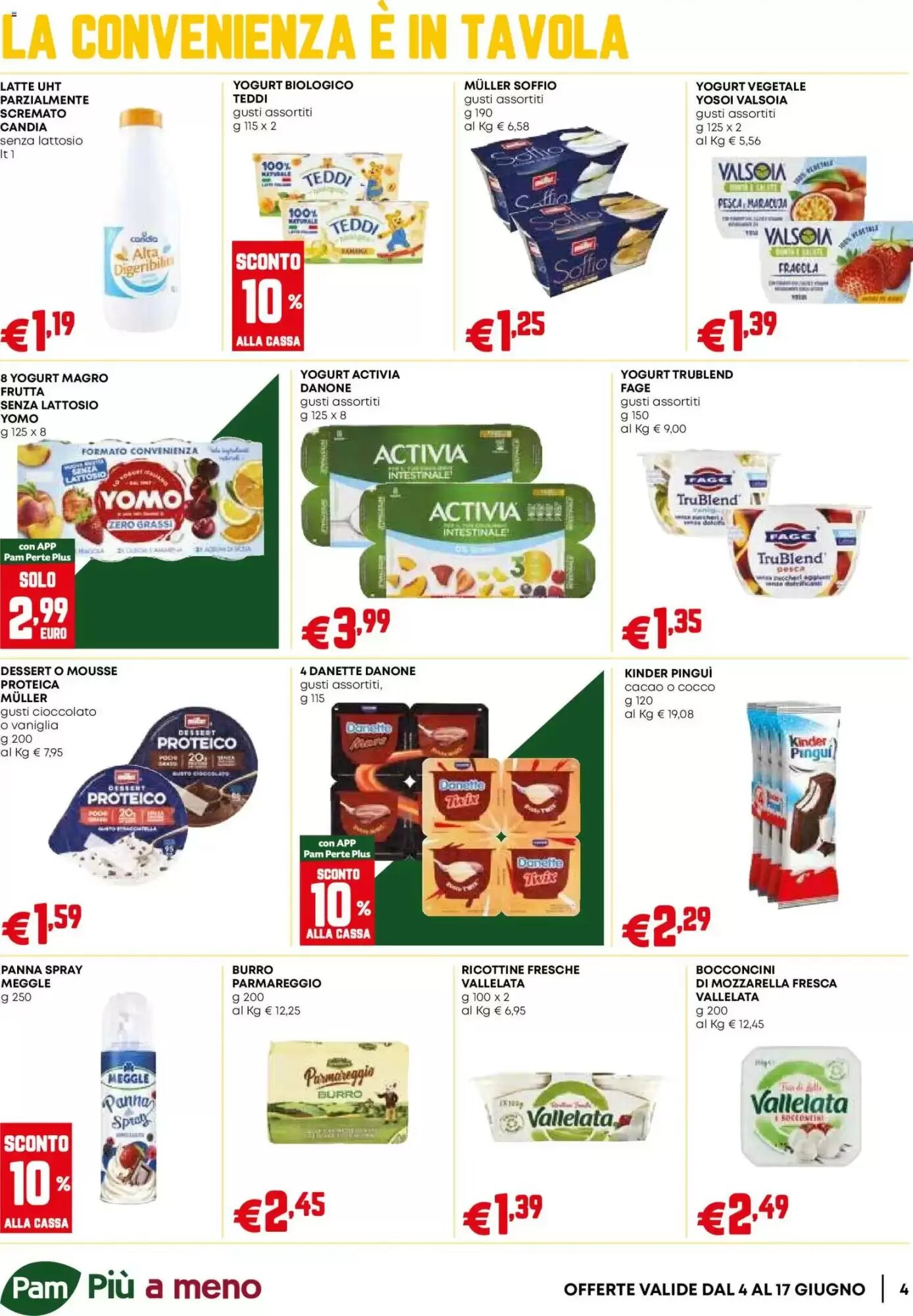 Volantino promozionale Pam  valide dal 04/06/2026 - Pagina 4.