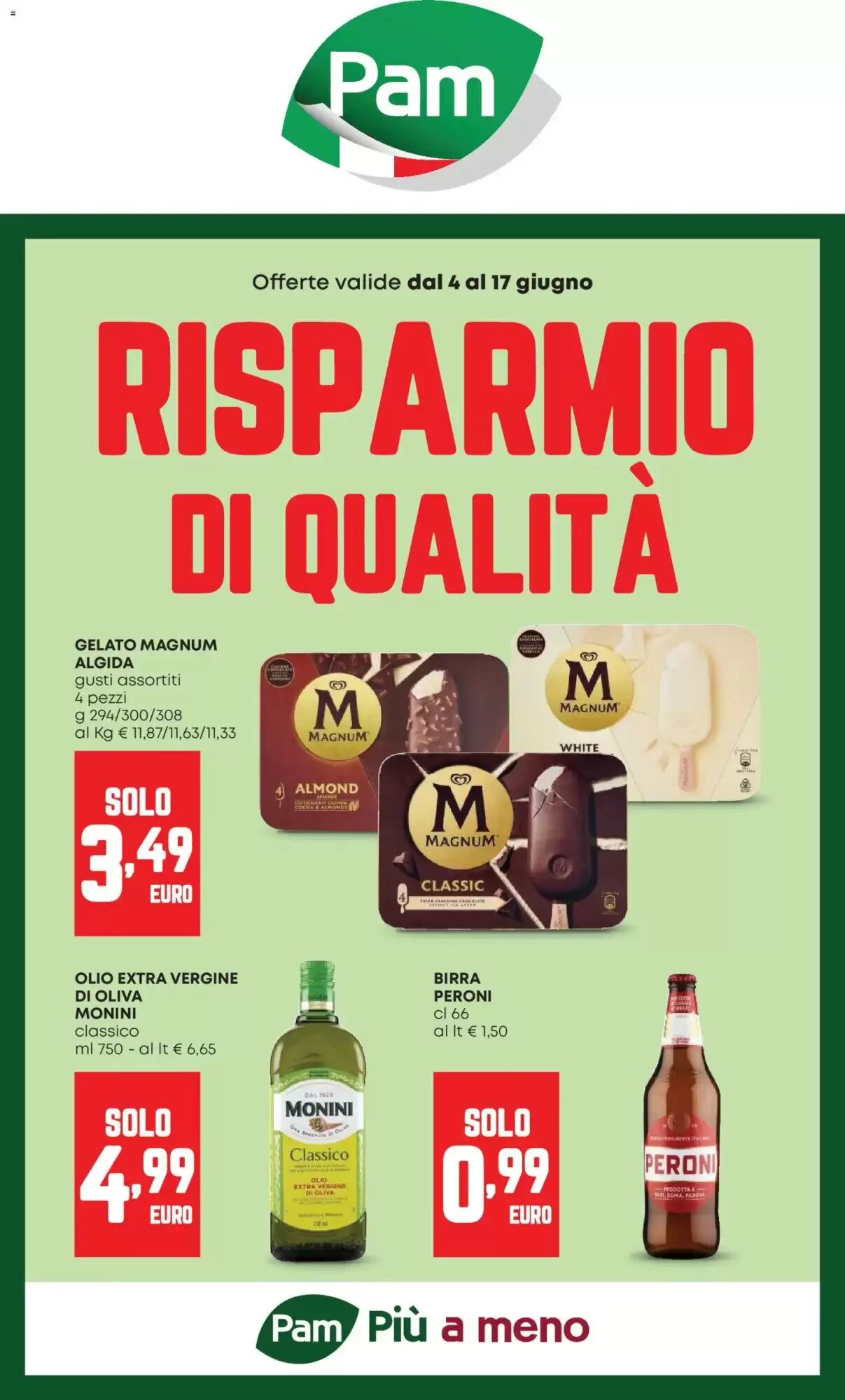 Volantino promozionale Pam  valide dal 04/06/2026 - Pagina 1.