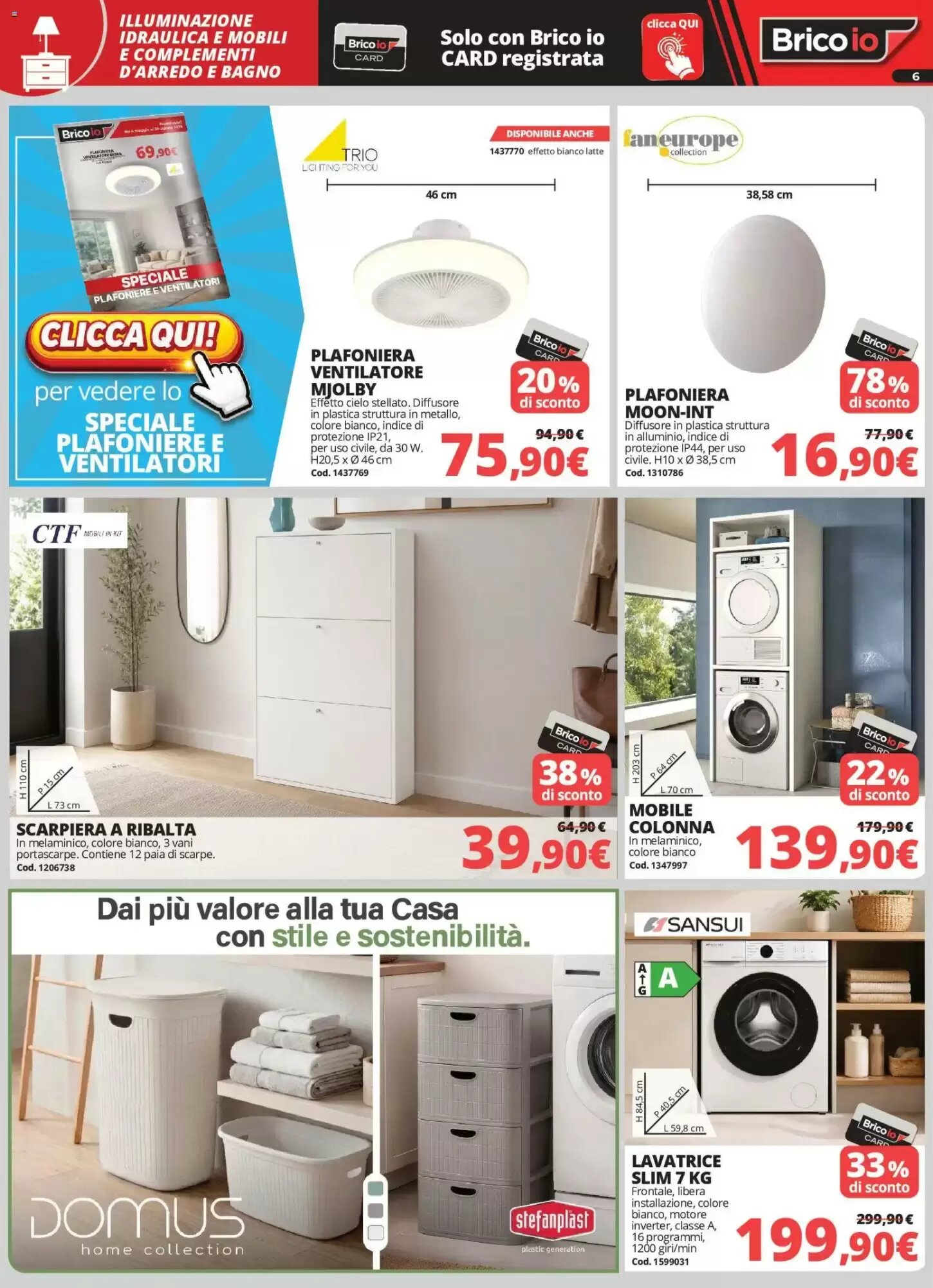 Volantino promozionale Brico Io  valide dal 04/06/2026 - Pagina 6.