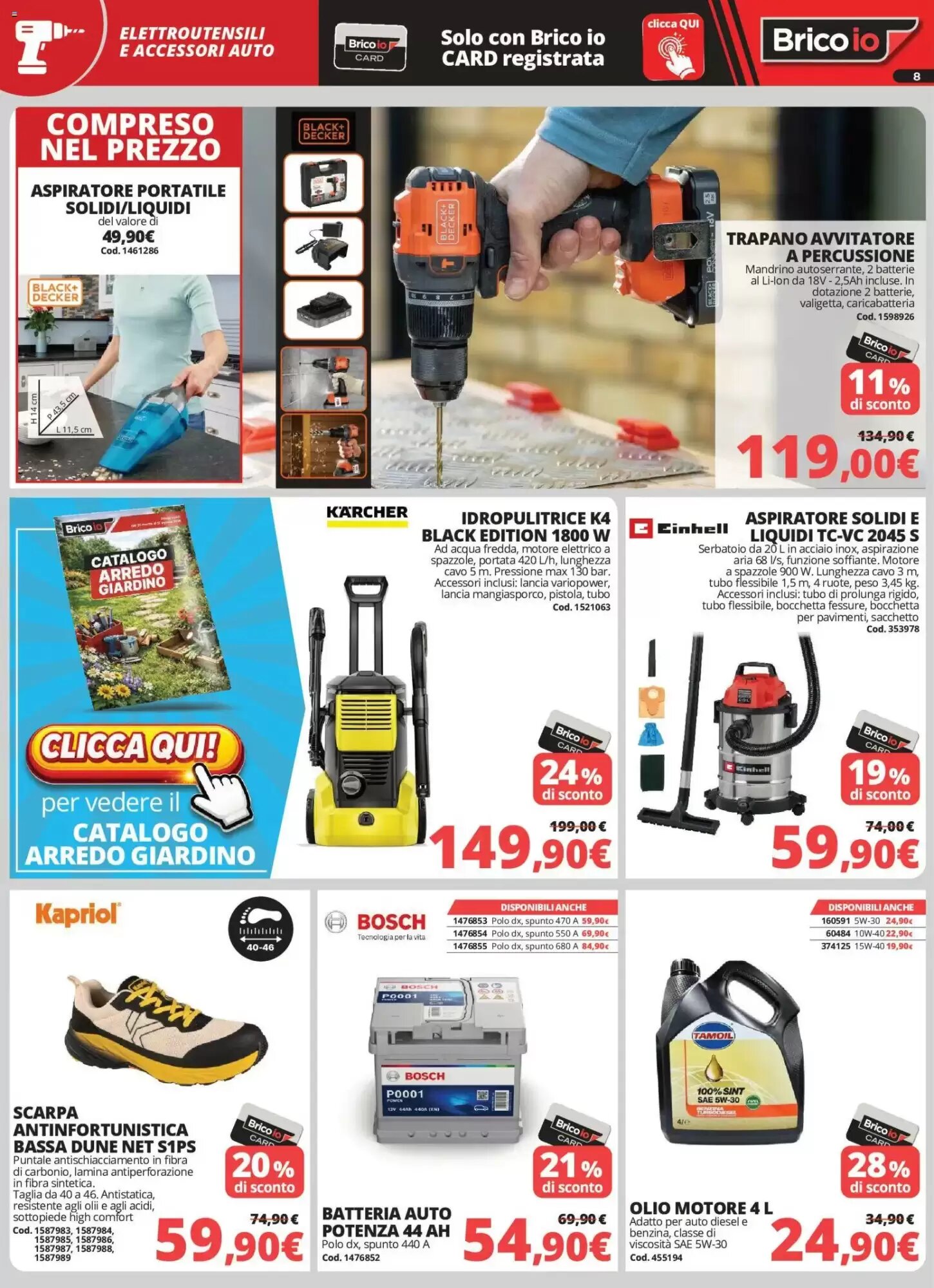 Volantino promozionale Brico Io  valide dal 04/06/2026 - Pagina 8.