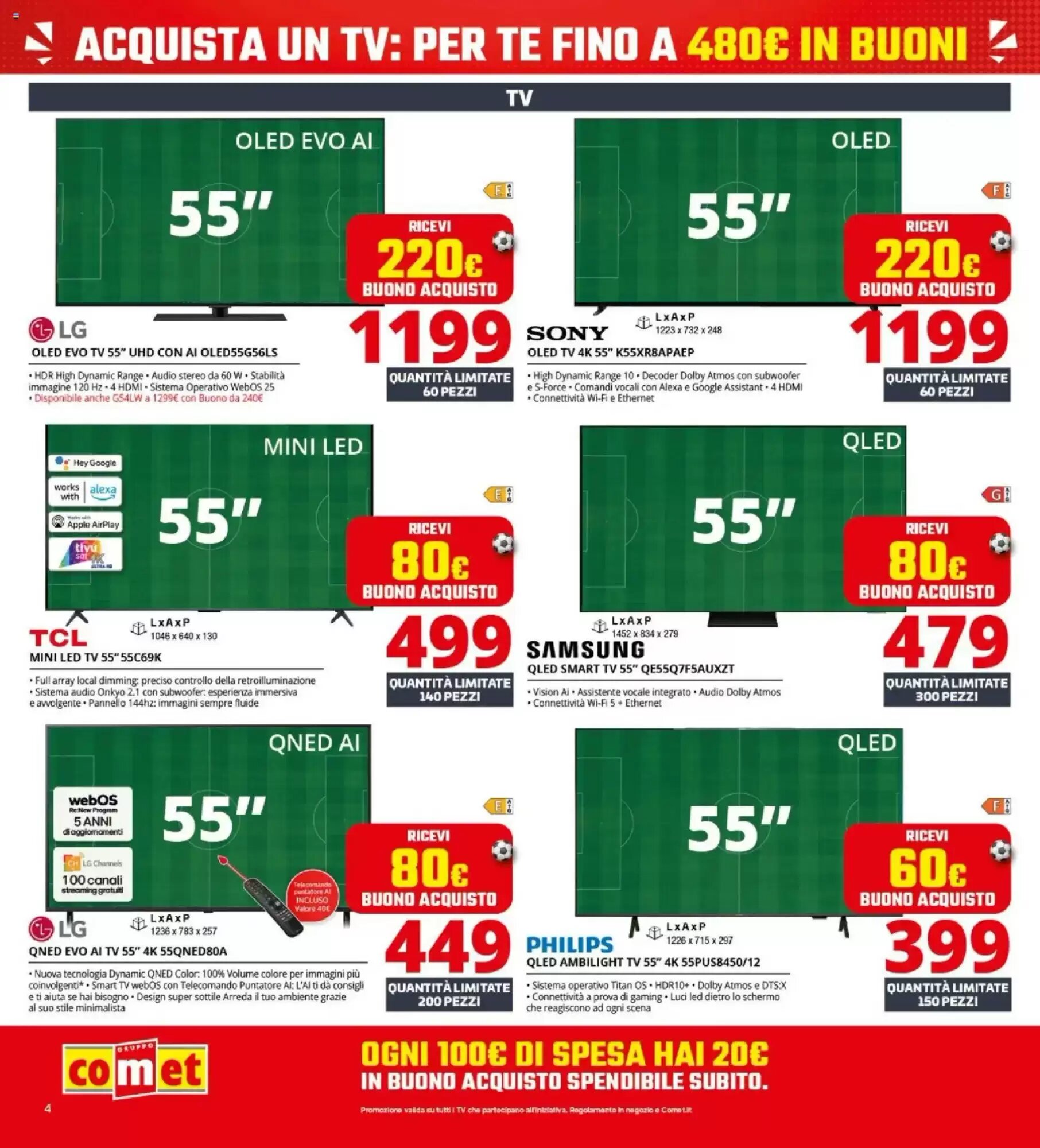 Volantino promozionale Comet  valide dal 04/06/2026 - Pagina 4.