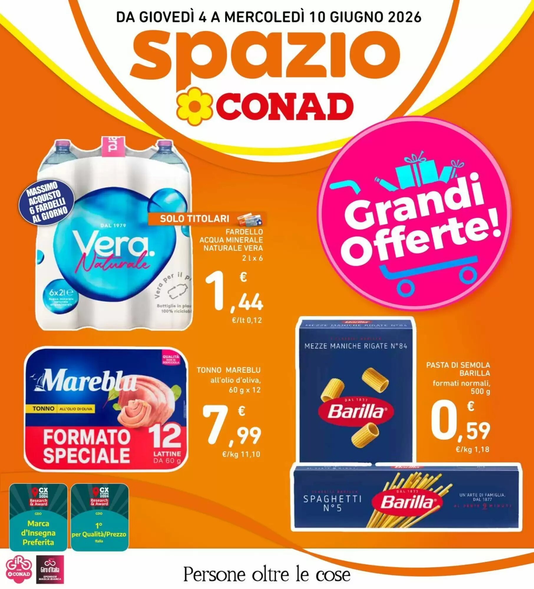 Volantino promozionale Spazio Conad  valide dal 04/06/2026 - Pagina 1.