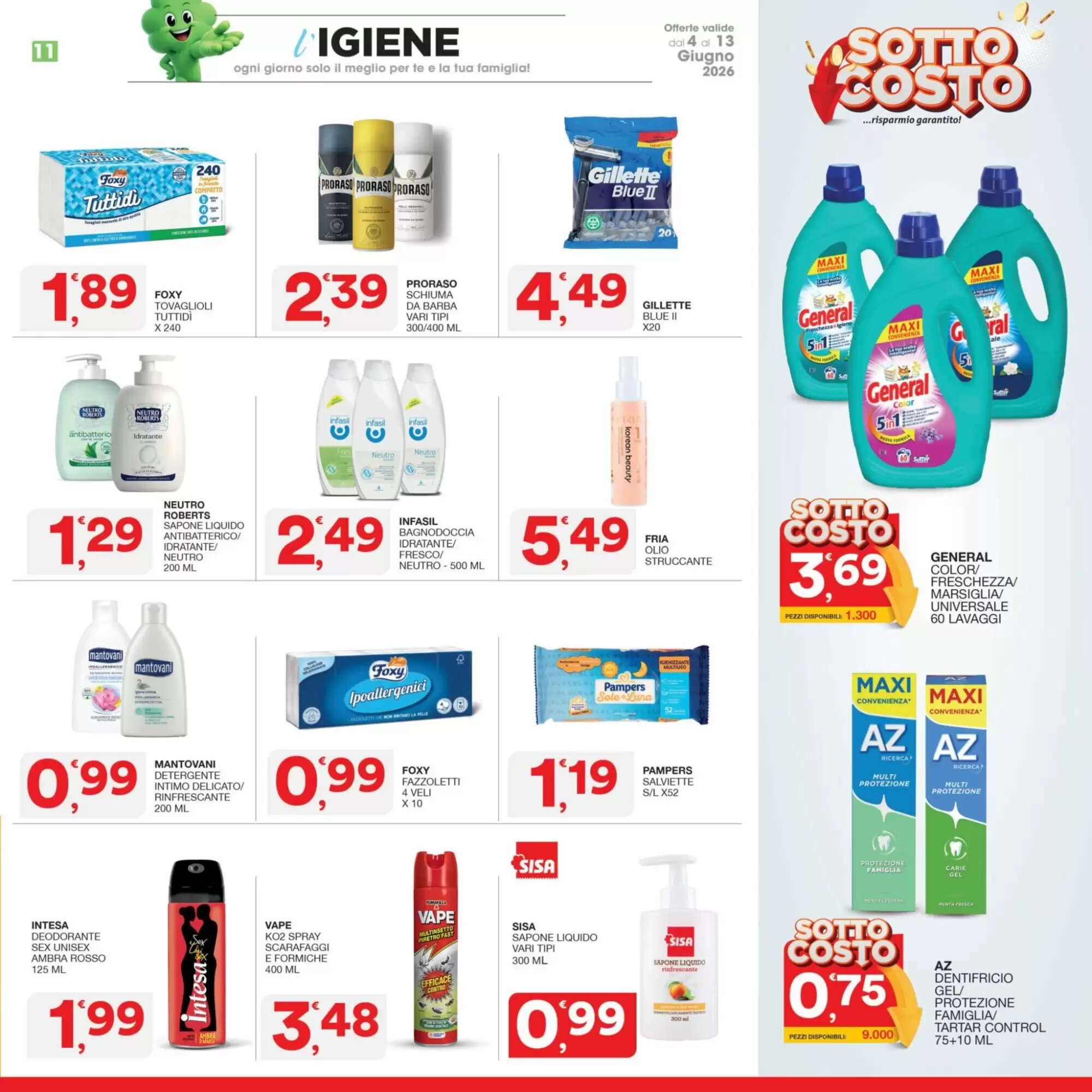 Volantino promozionale Quick Sisa  valide dal 04/06/2026 - Pagina 11.