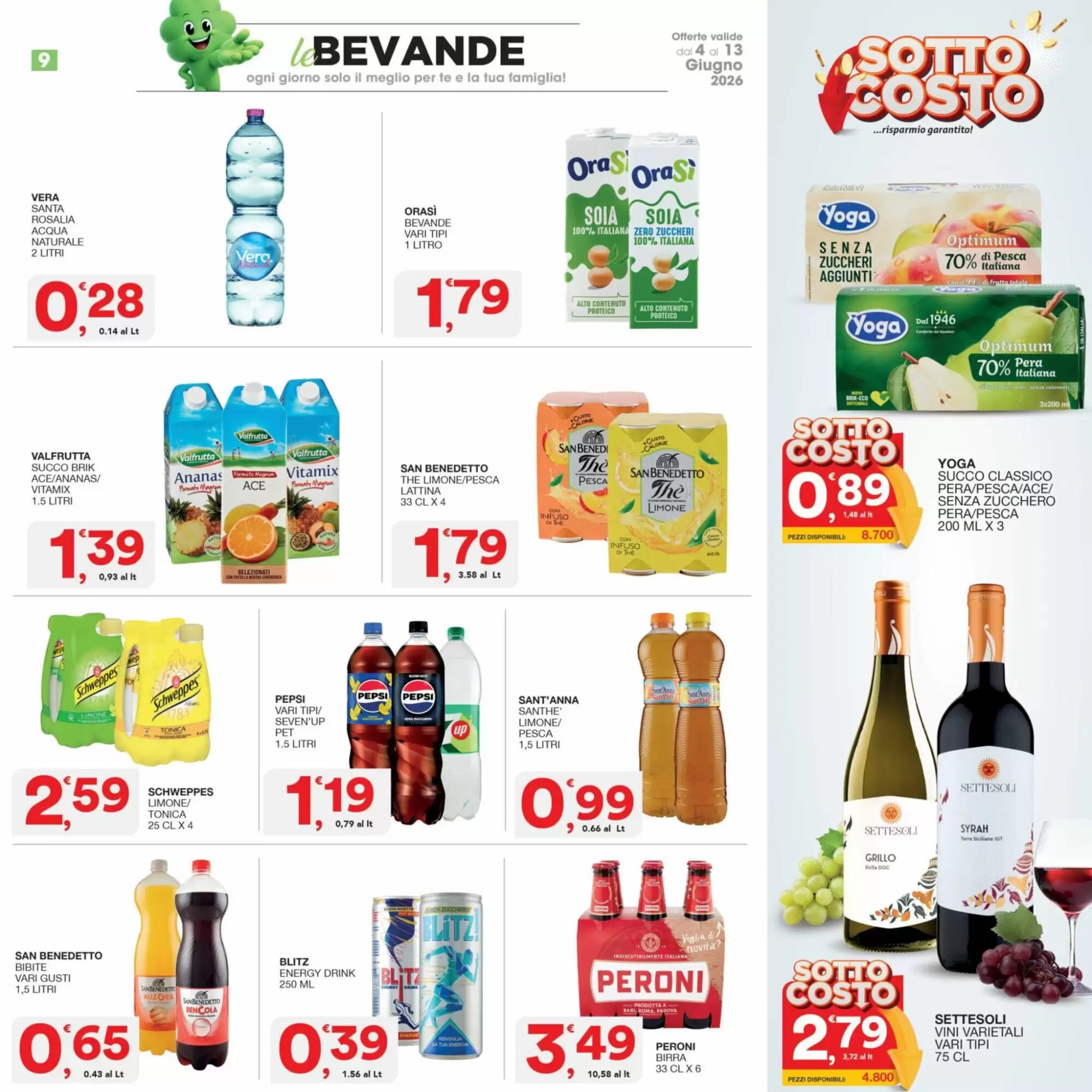 Volantino promozionale Quick Sisa  valide dal 04/06/2026 - Pagina 9.