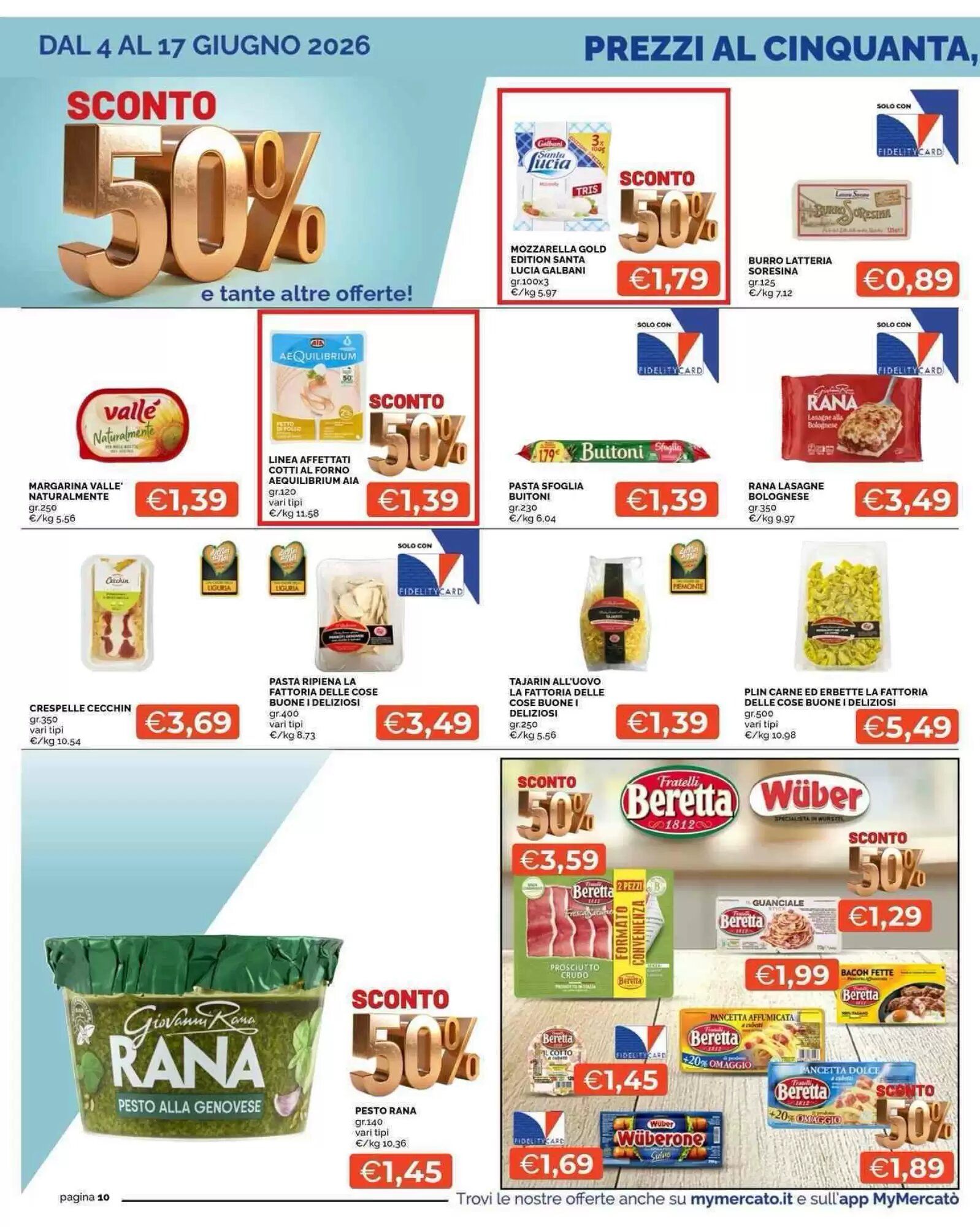 Volantino promozionale Mercatò  valide dal 04/06/2026 - Pagina 10.
