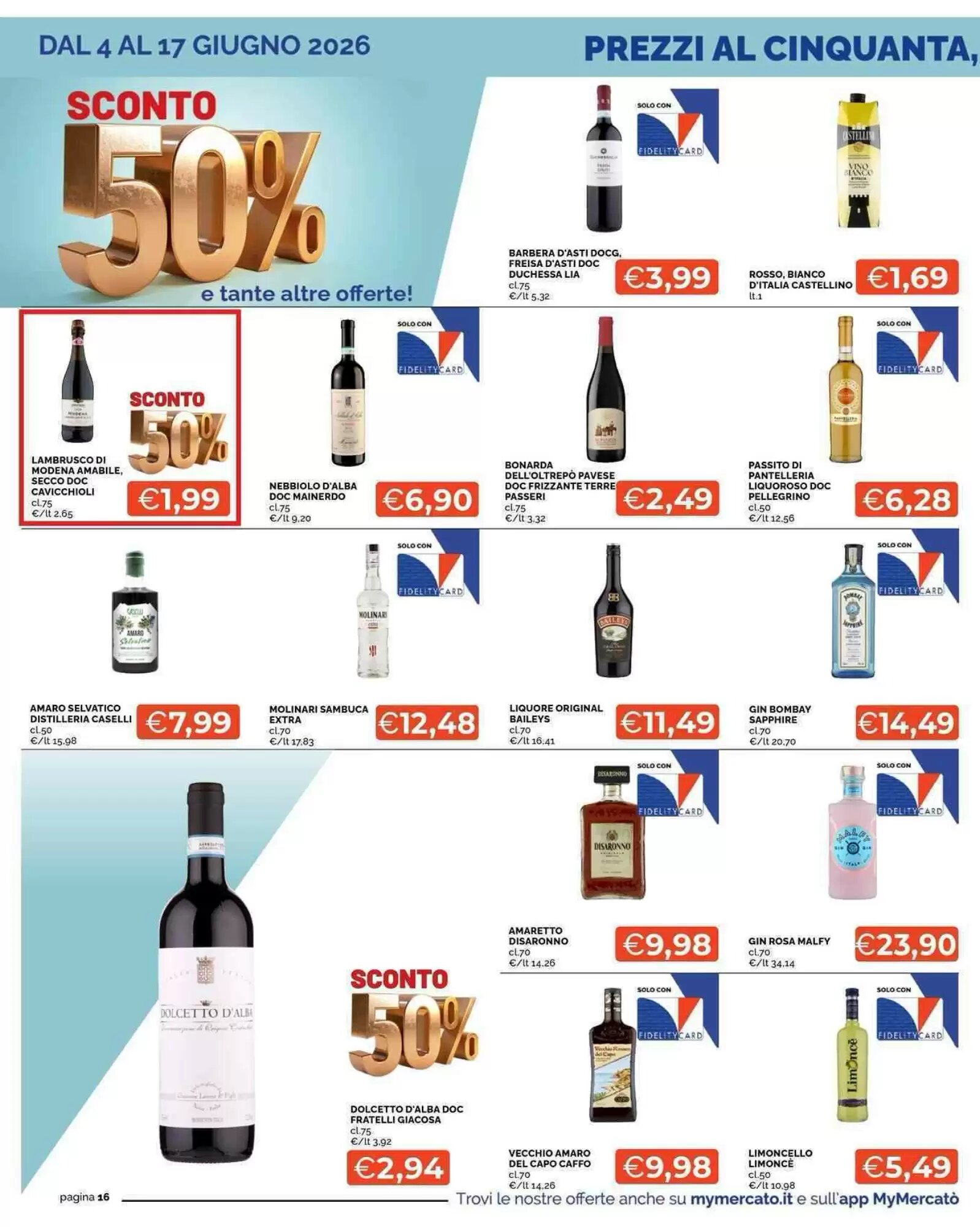 Volantino promozionale Mercatò  valide dal 04/06/2026 - Pagina 16.