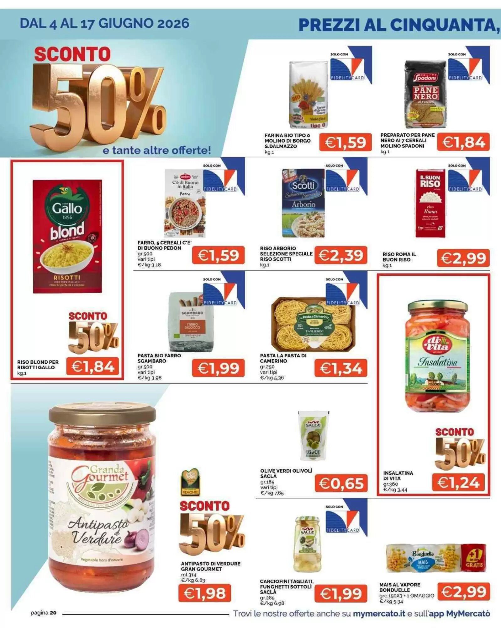 Volantino promozionale Mercatò  valide dal 04/06/2026 - Pagina 20.