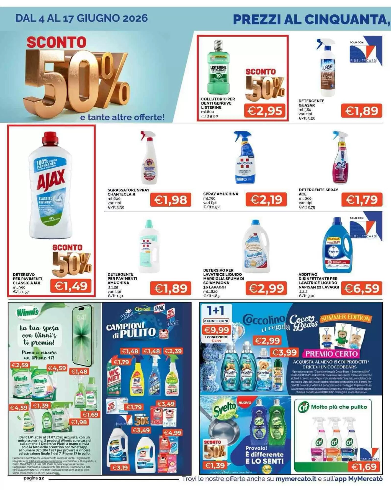 Volantino promozionale Mercatò  valide dal 04/06/2026 - Pagina 32.