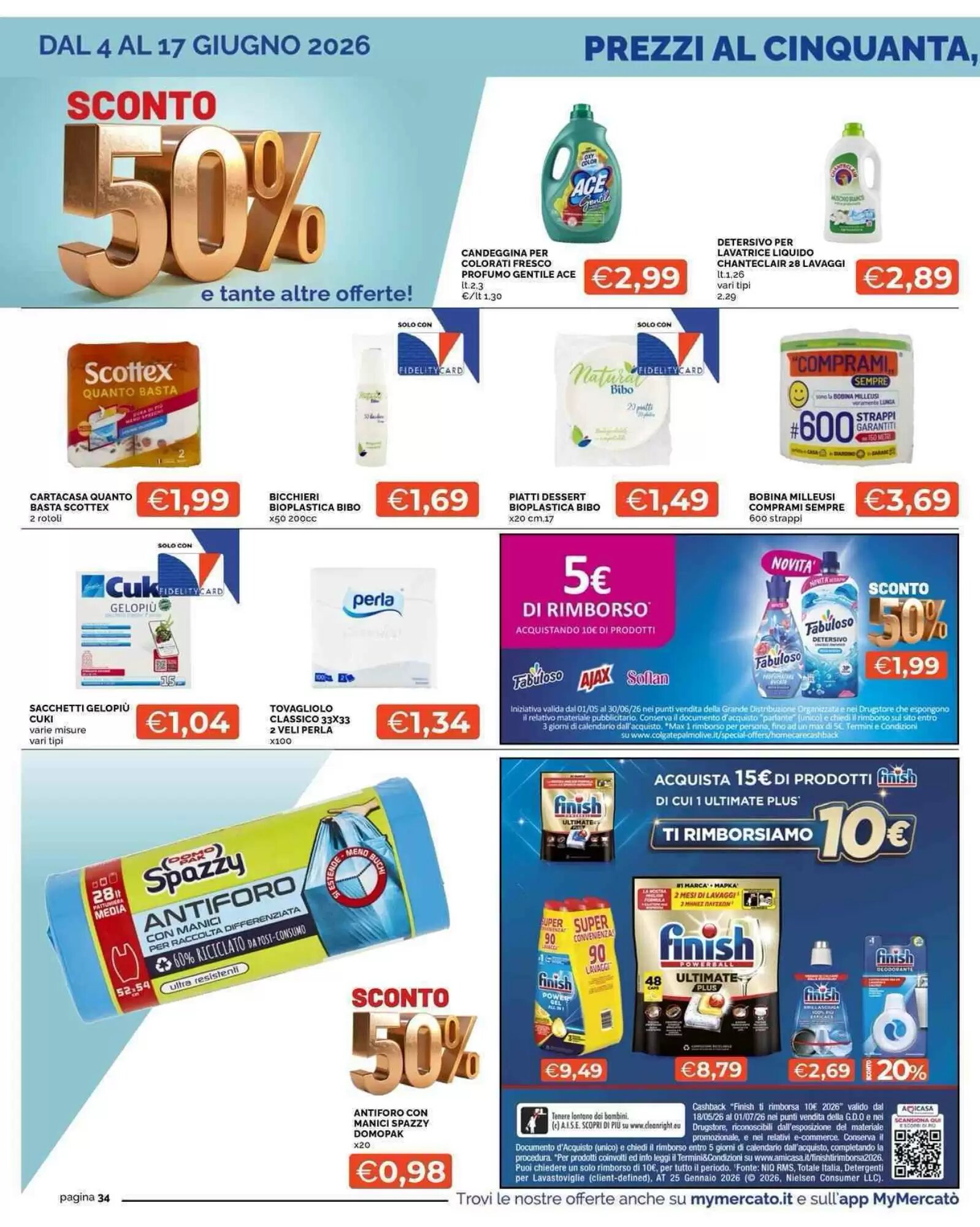Volantino promozionale Mercatò  valide dal 04/06/2026 - Pagina 34.