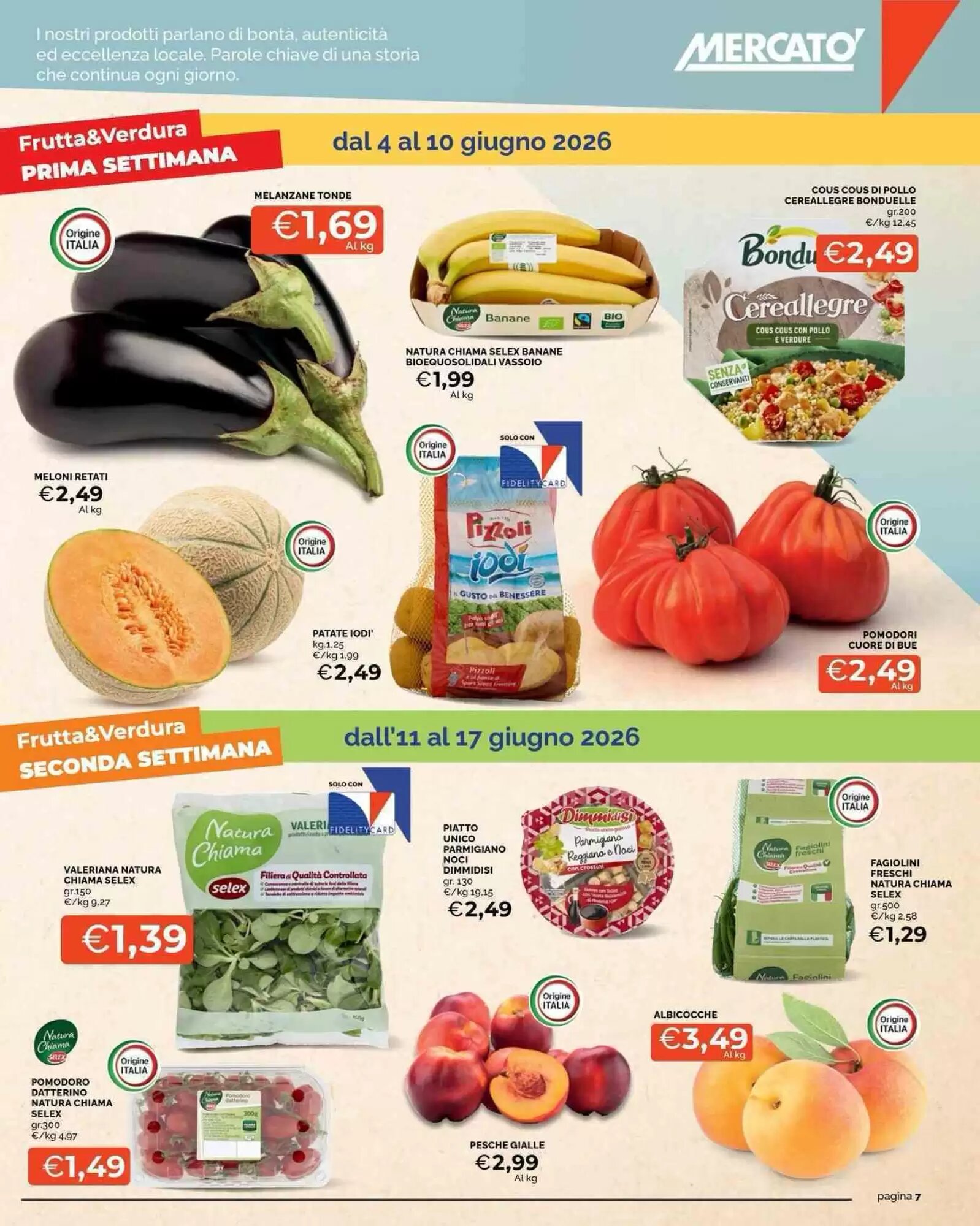 Volantino promozionale Mercatò  valide dal 04/06/2026 - Pagina 7.