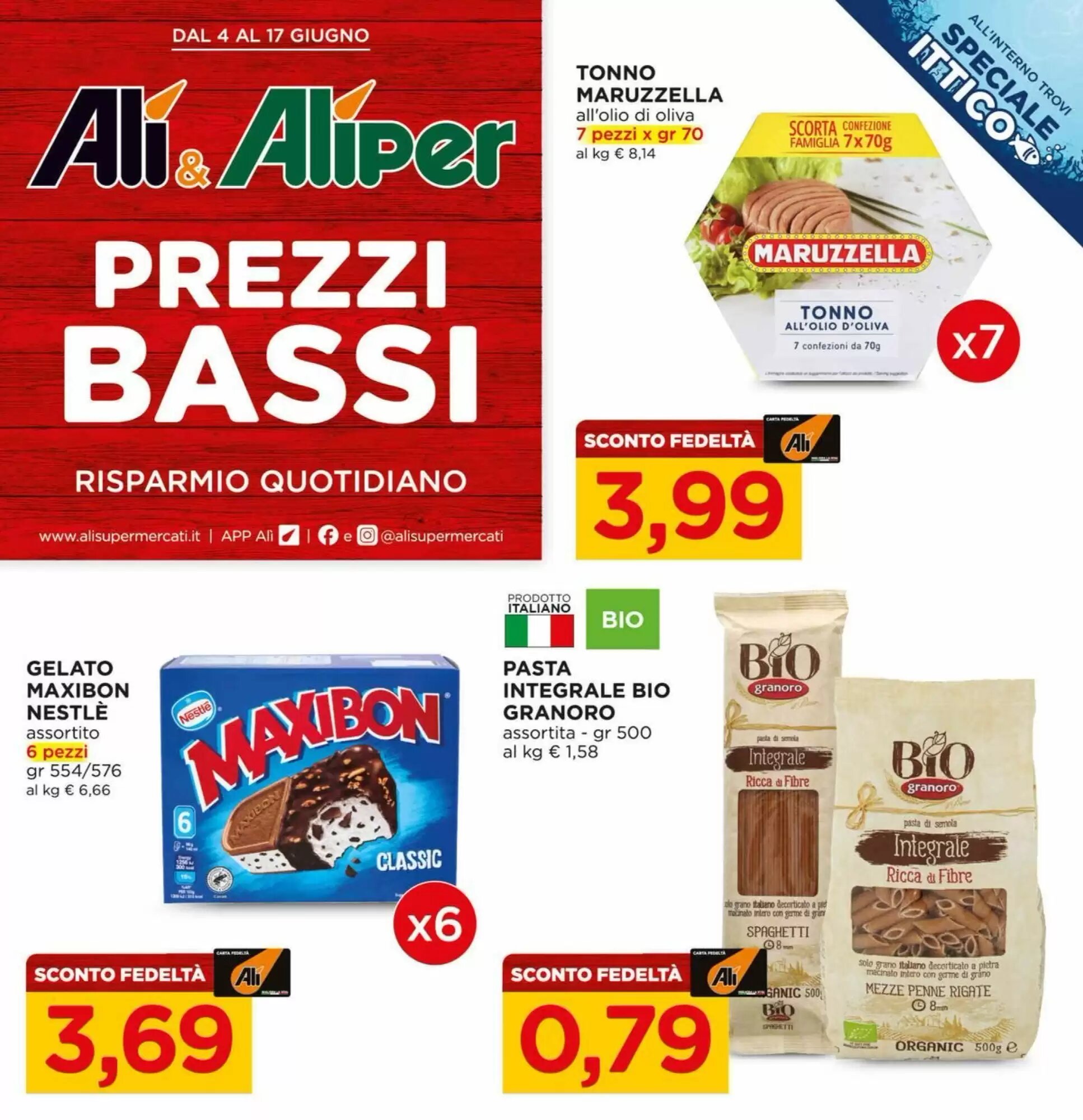 Volantino promozionale Alì  valide dal 04/06/2026 - Pagina 1.