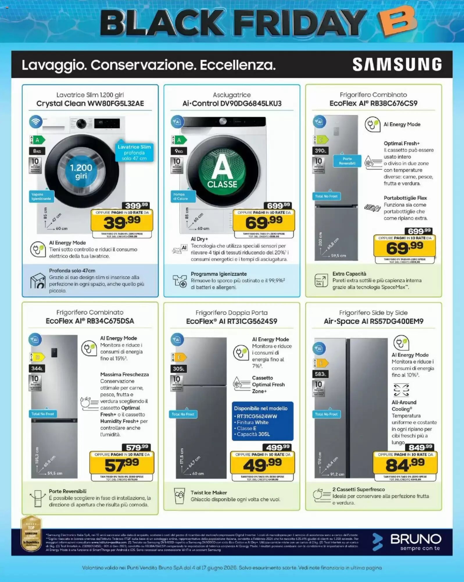 Volantino promozionale Euronics Bruno  valide dal 04/06/2026 - Pagina 38.