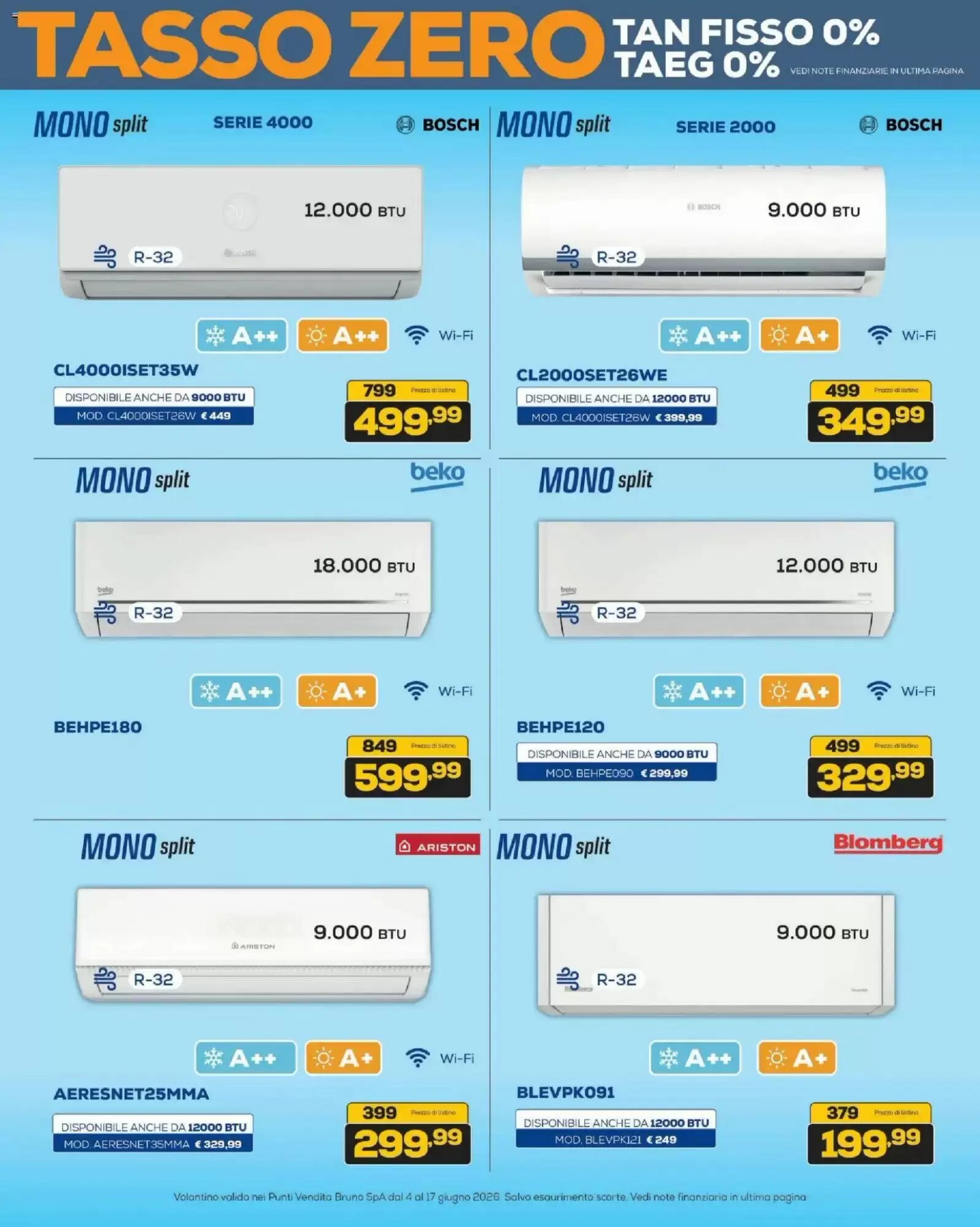 Volantino promozionale Euronics Bruno  valide dal 04/06/2026 - Pagina 6.