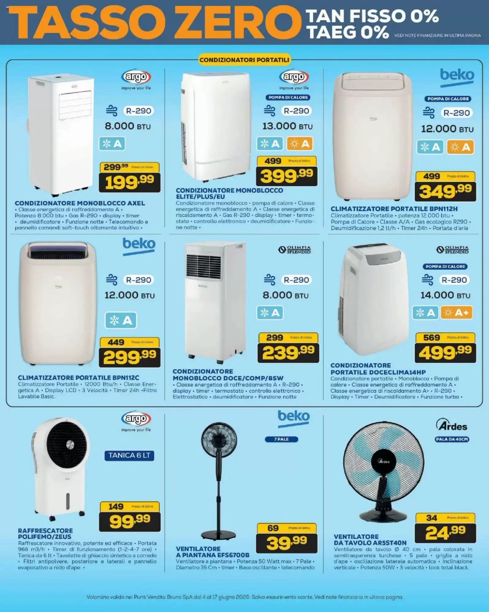 Volantino promozionale Euronics Bruno  valide dal 04/06/2026 - Pagina 7.