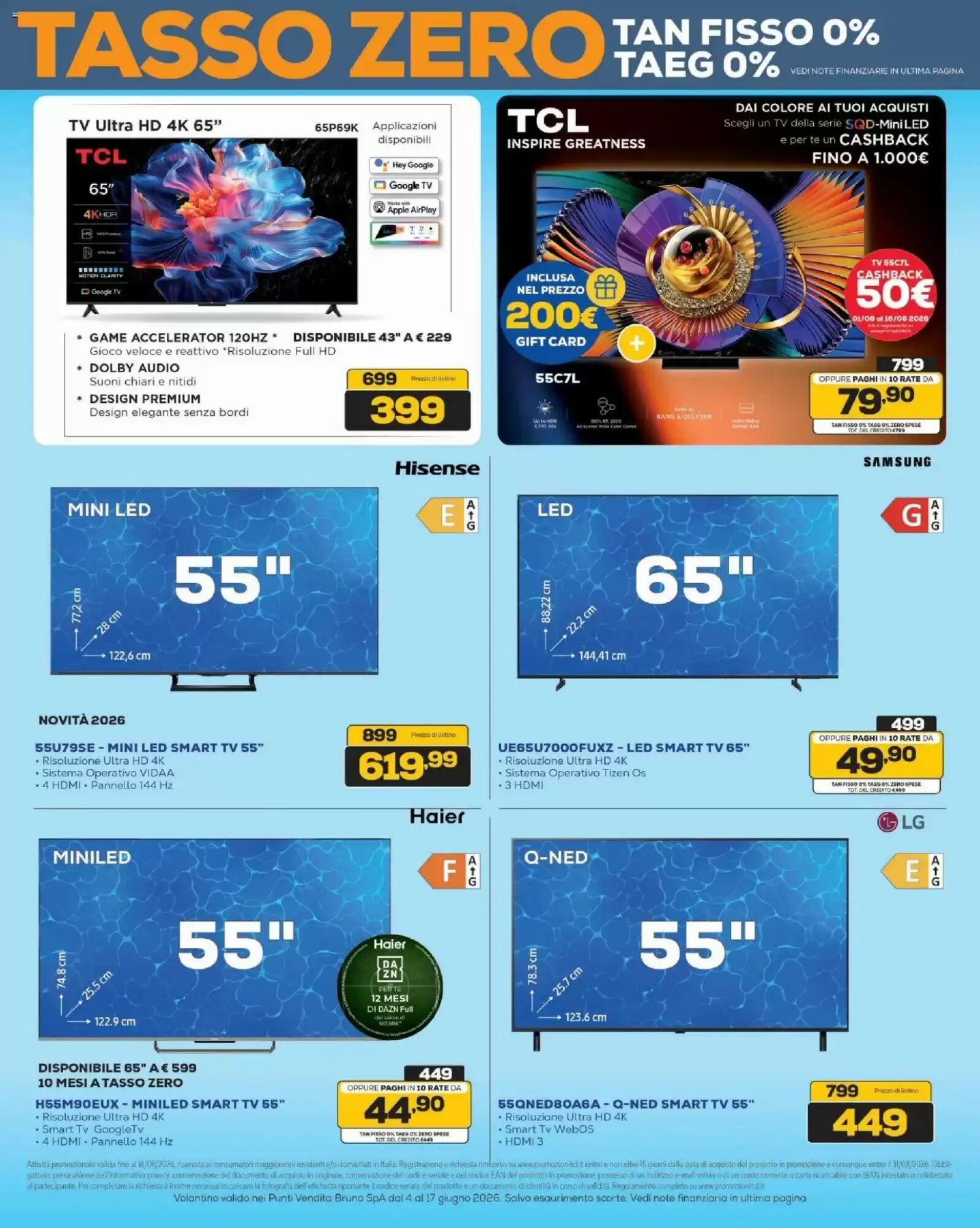 Volantino promozionale Euronics Bruno  valide dal 04/06/2026 - Pagina 9.