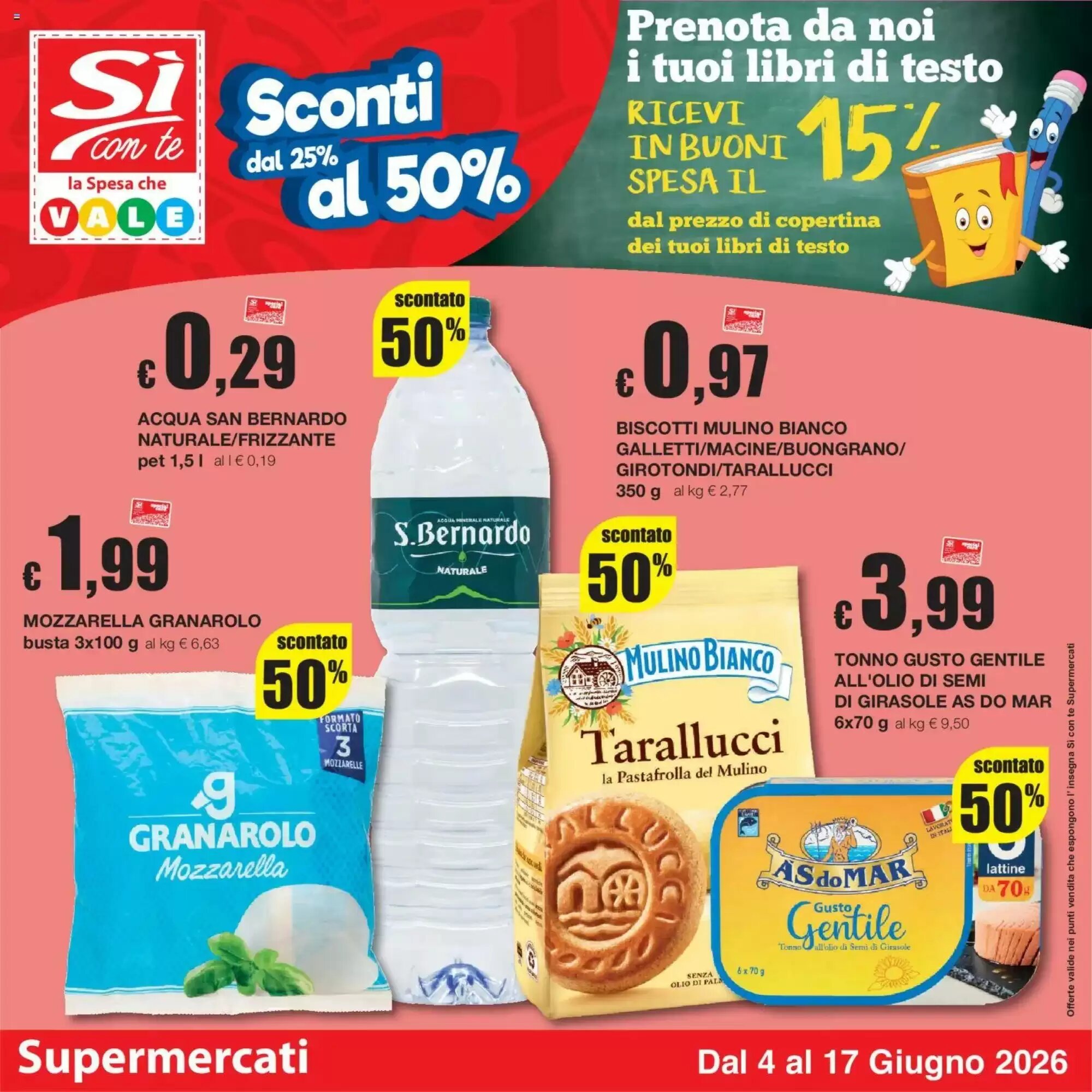 Volantino promozionale Sì con te  valide dal 04/06/2026 - Pagina 1.