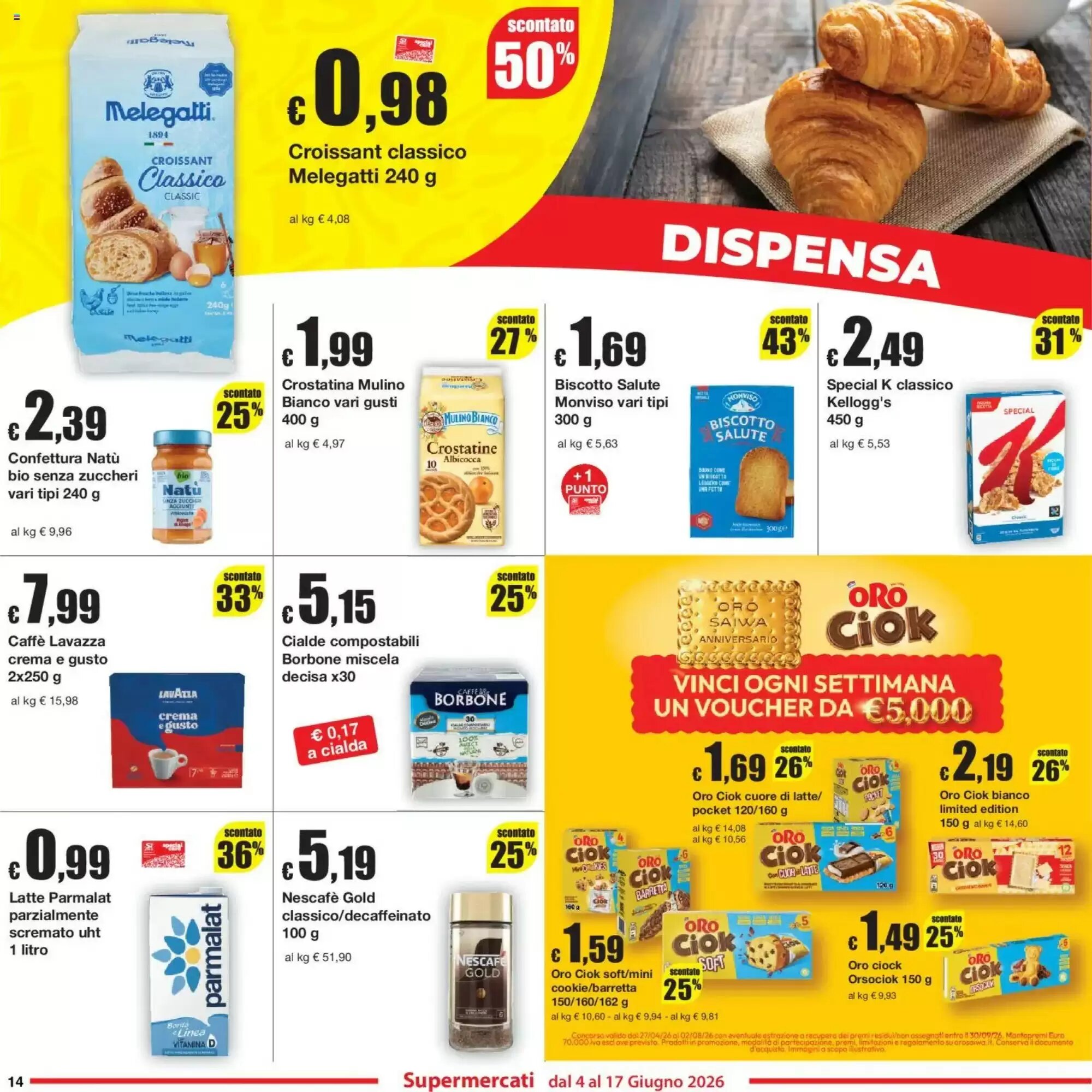 Volantino promozionale Sì con te  valide dal 04/06/2026 - Pagina 14.