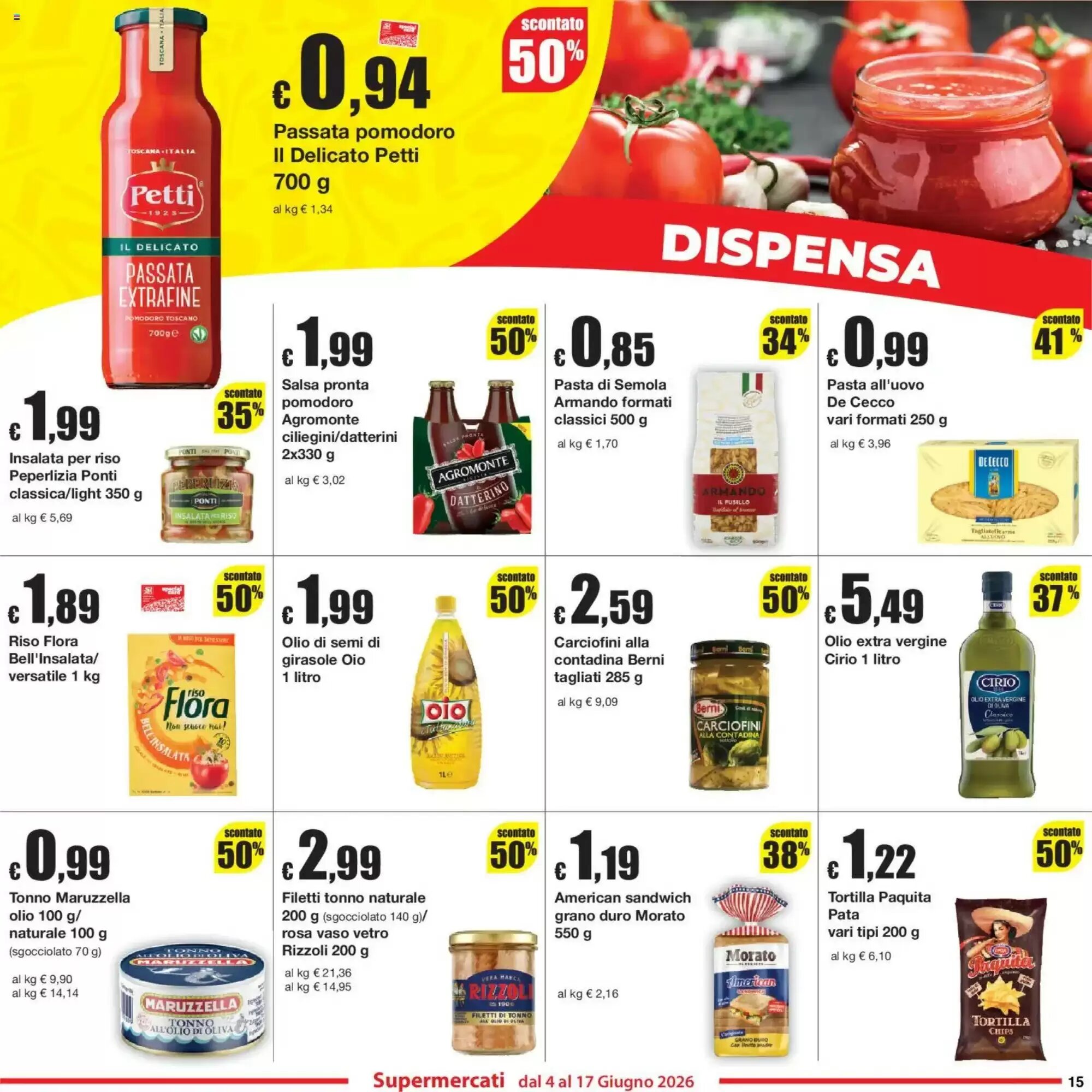 Volantino promozionale Sì con te  valide dal 04/06/2026 - Pagina 15.