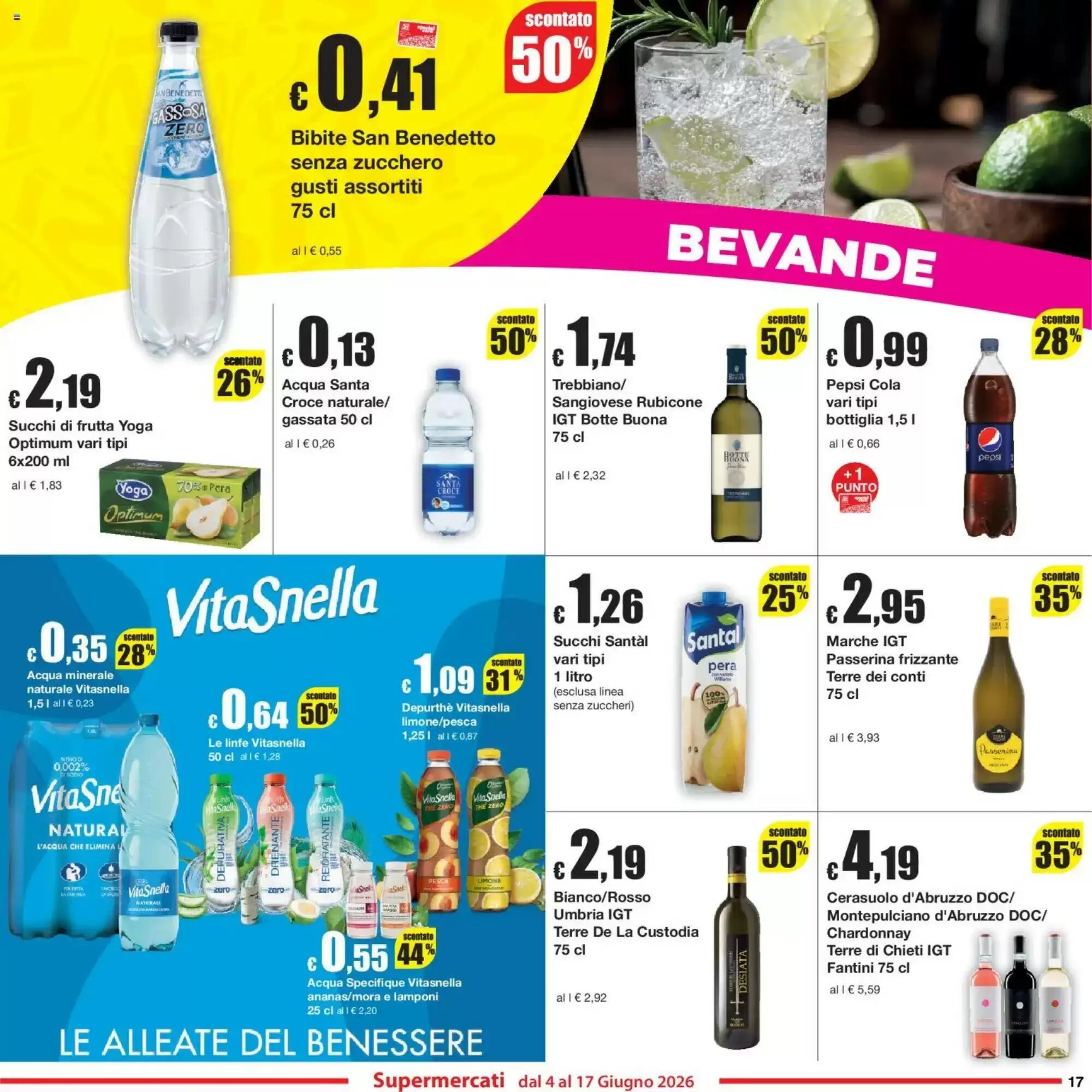 Volantino promozionale Sì con te  valide dal 04/06/2026 - Pagina 17.