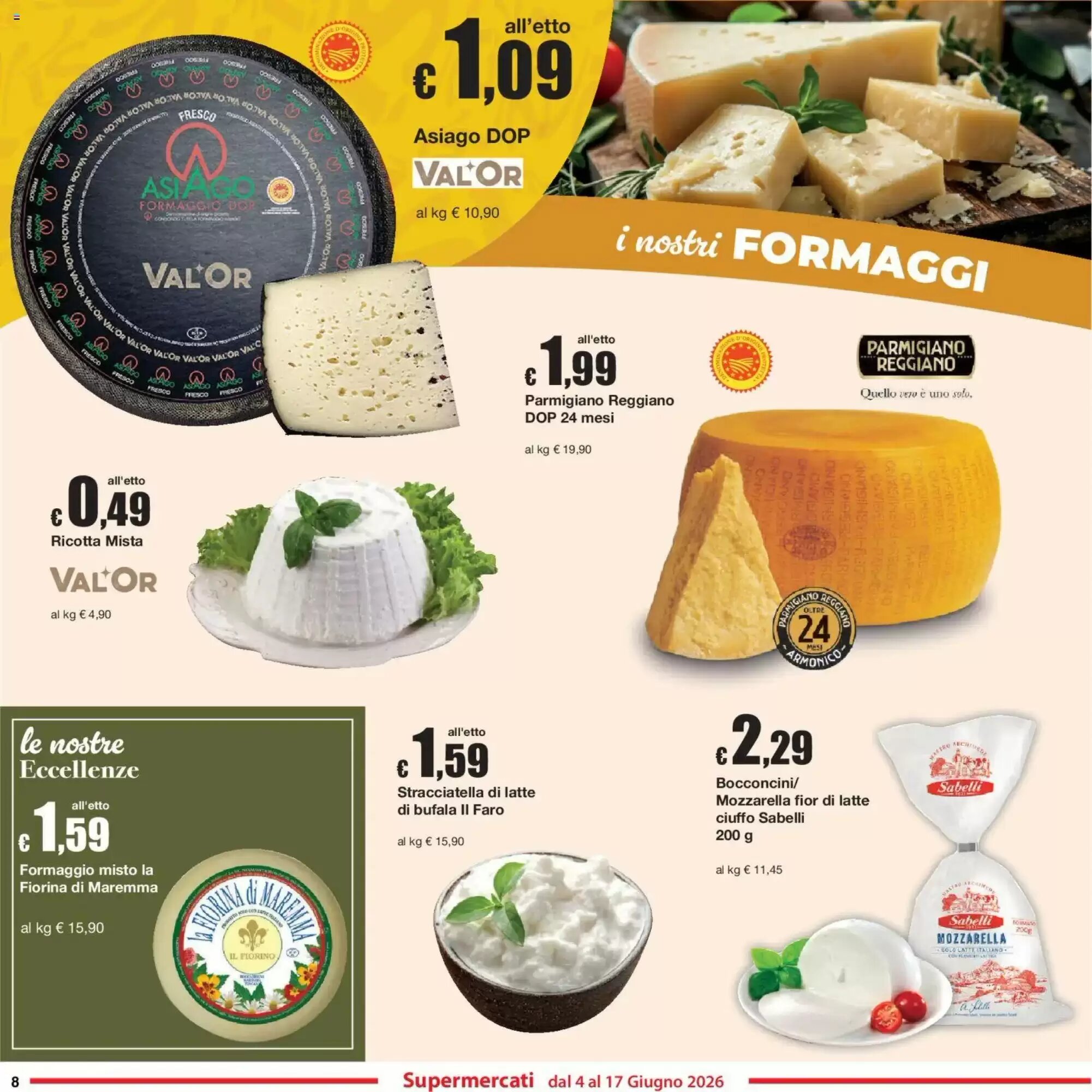 Volantino promozionale Sì con te  valide dal 04/06/2026 - Pagina 8.