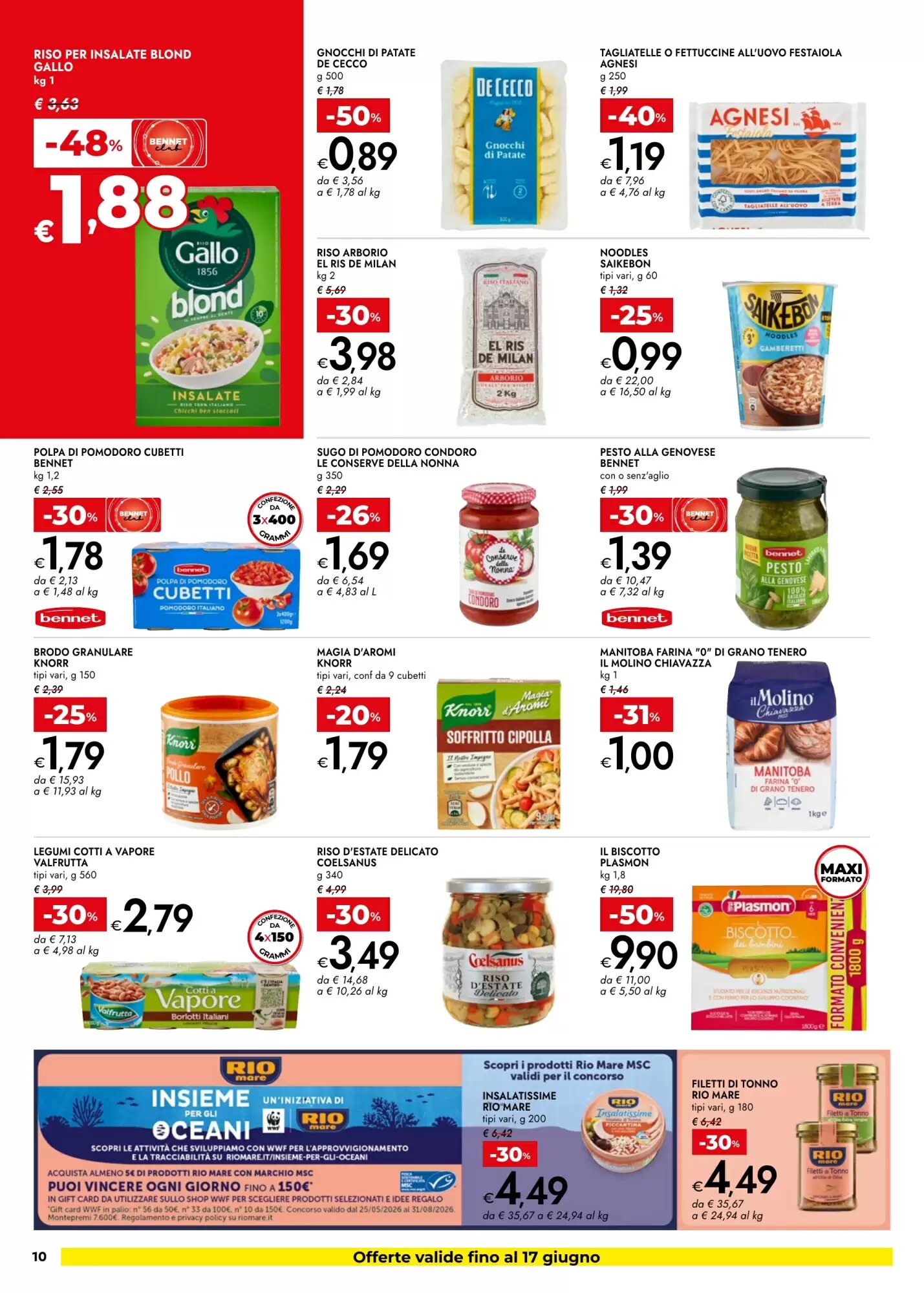 Volantino promozionale Bennet  valide dal 04/06/2026 - Pagina 10.