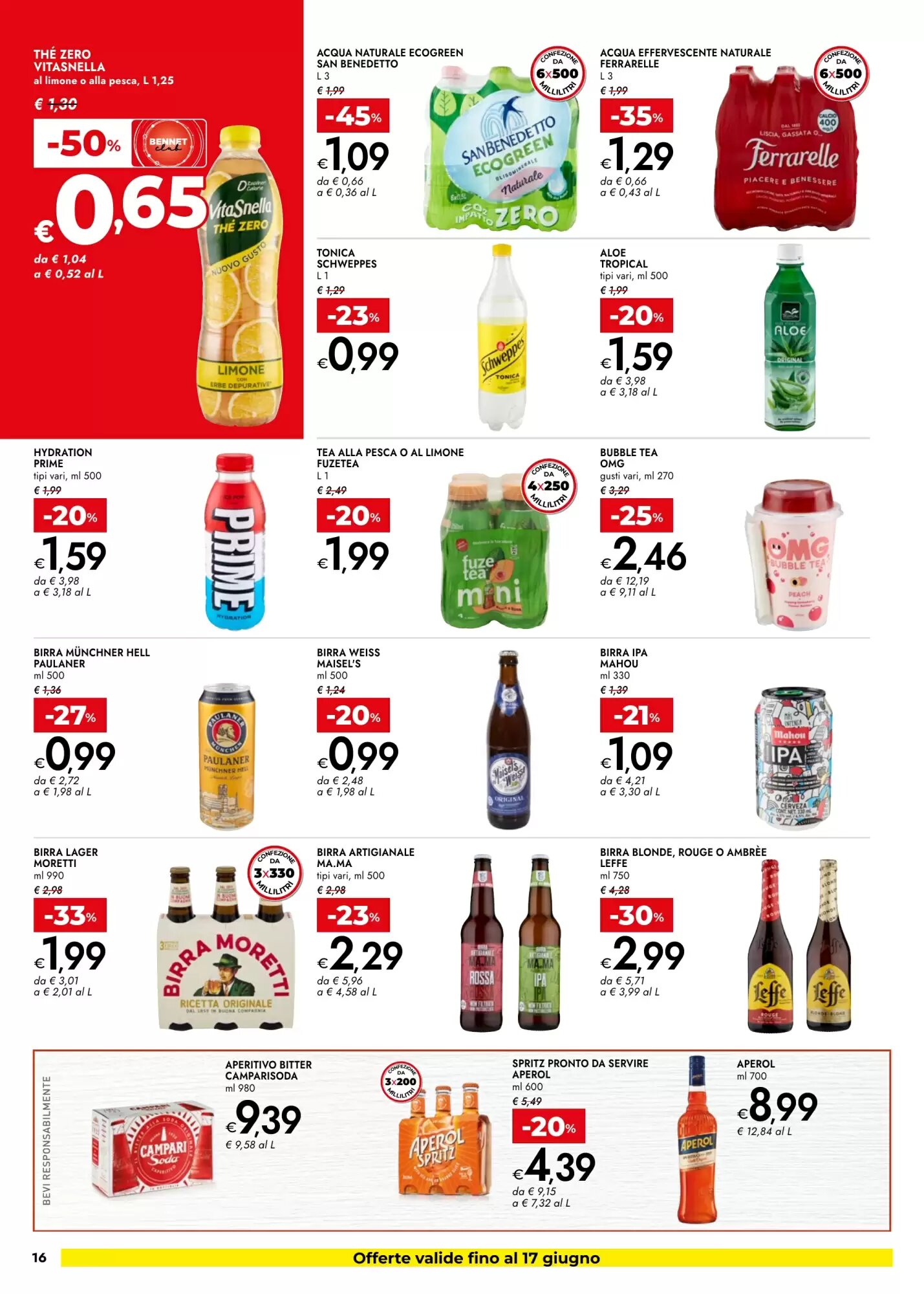 Volantino promozionale Bennet  valide dal 04/06/2026 - Pagina 16.