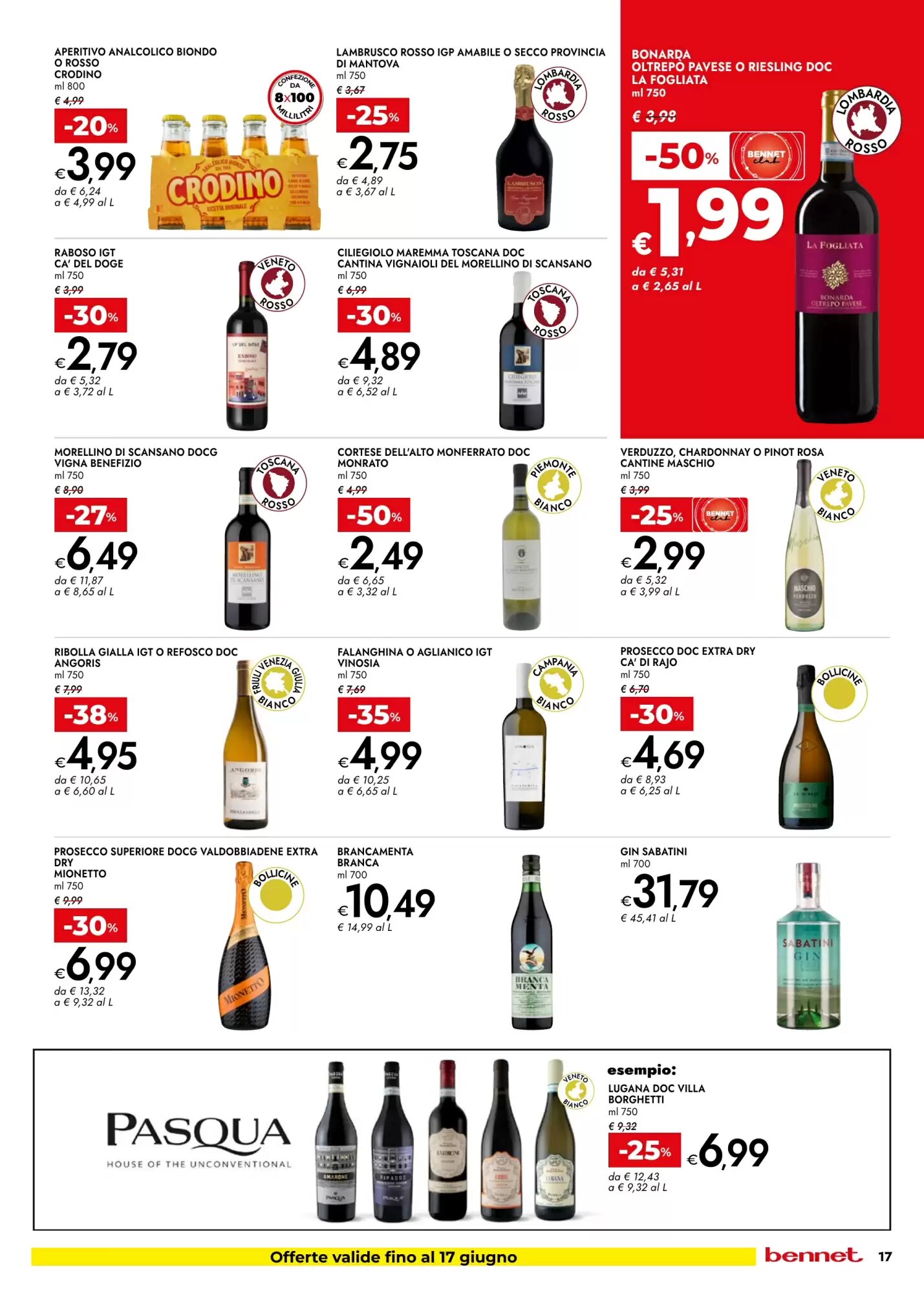 Volantino promozionale Bennet  valide dal 04/06/2026 - Pagina 17.
