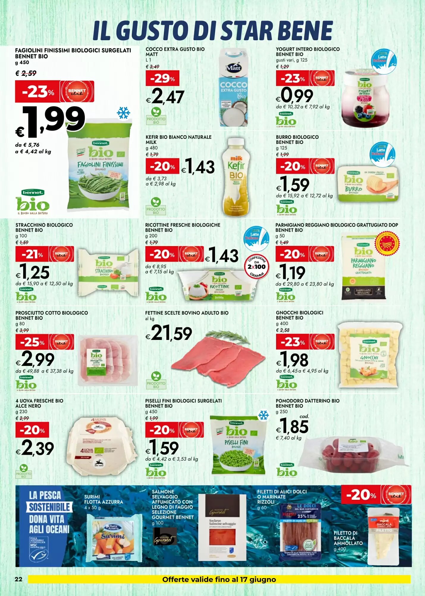 Volantino promozionale Bennet  valide dal 04/06/2026 - Pagina 22.
