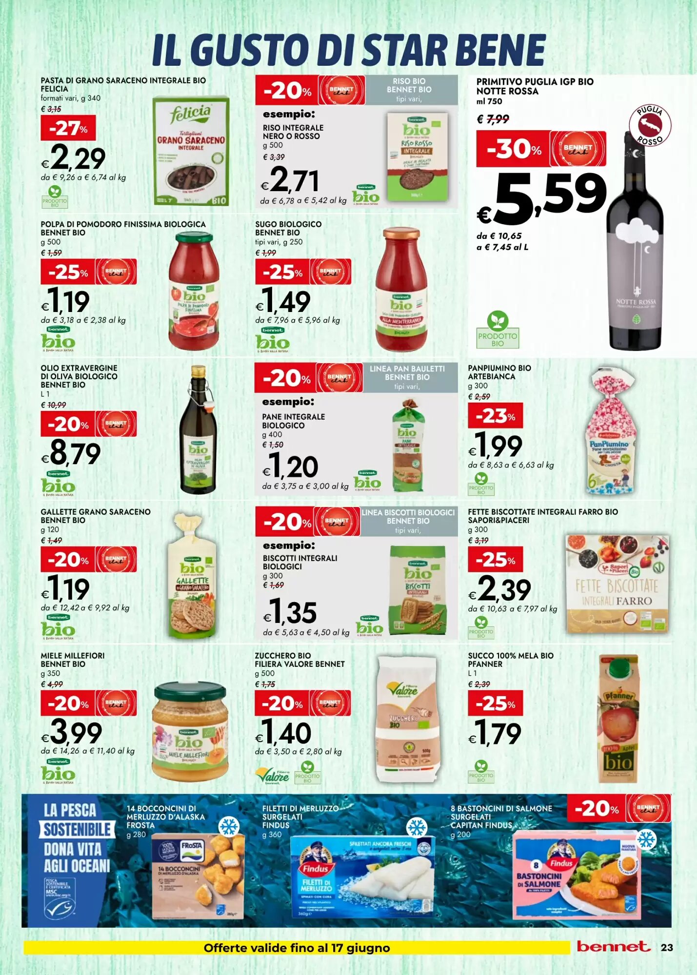 Volantino promozionale Bennet  valide dal 04/06/2026 - Pagina 23.