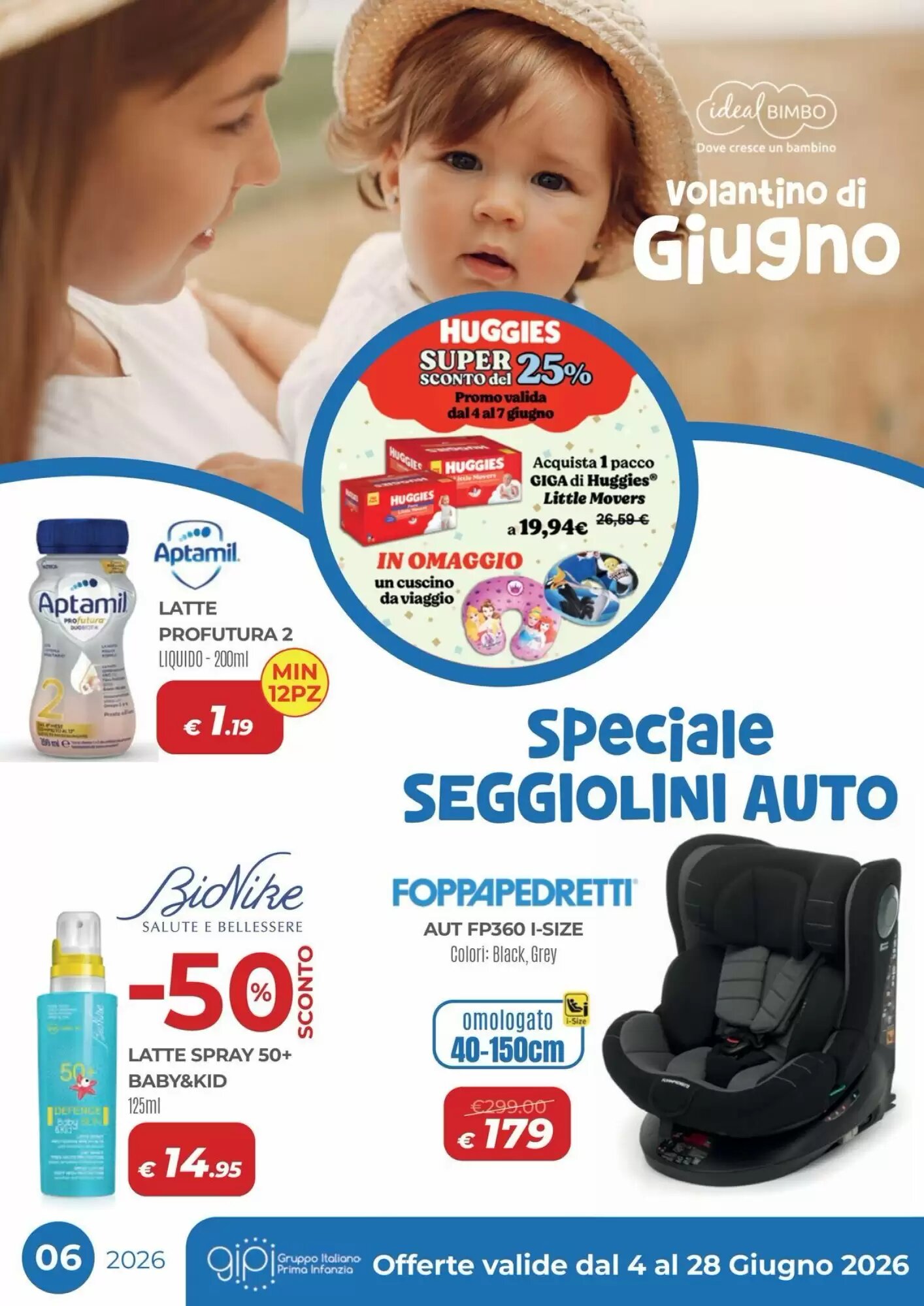 Volantino promozionale Ideal Bimbo  valide dal 04/06/2026 - Pagina 1.